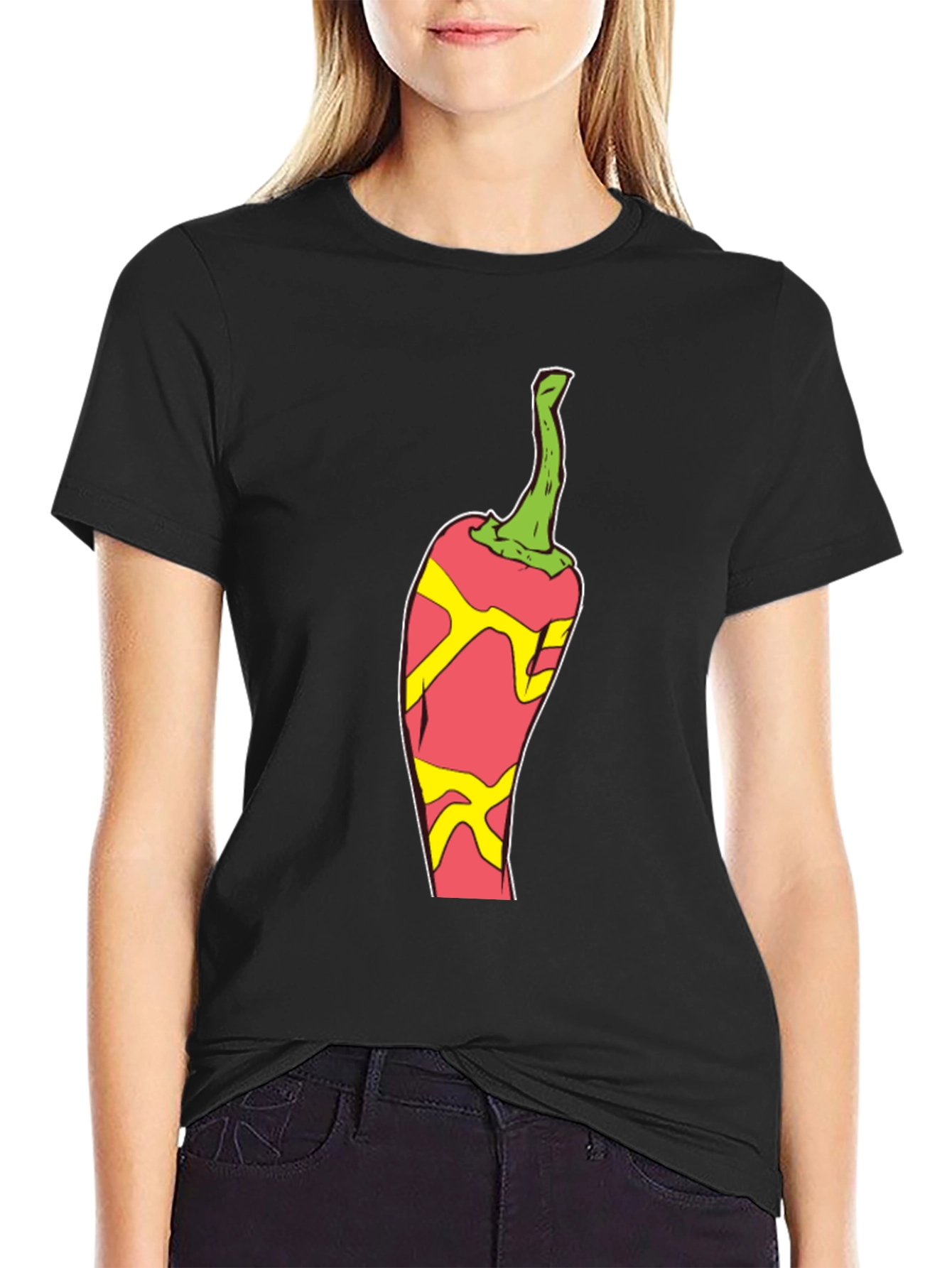 Red Hot Chili Pepper Graphic Tee - Spicy Style!