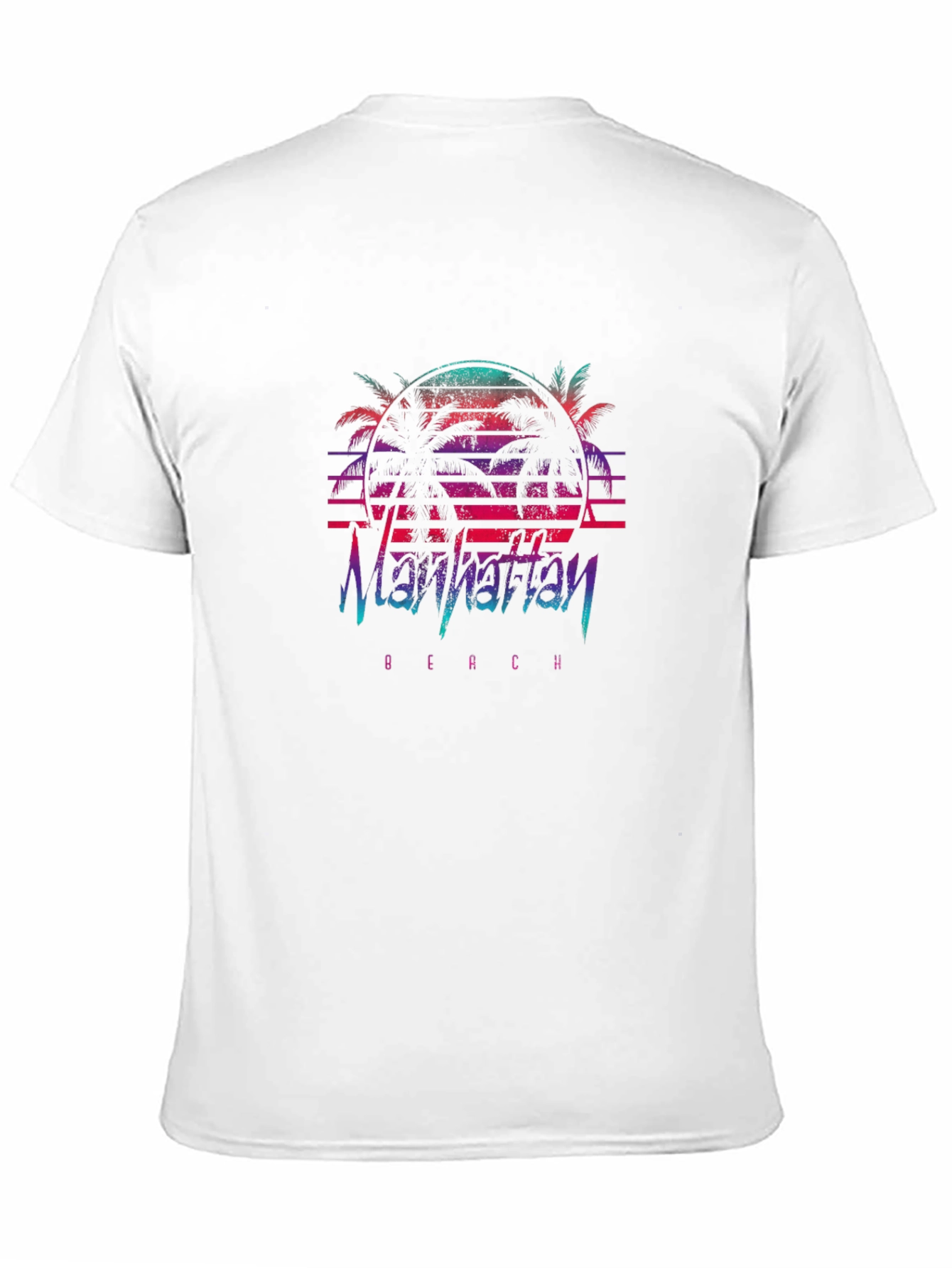 Manhattan Beach Retro Graphic T-Shirt