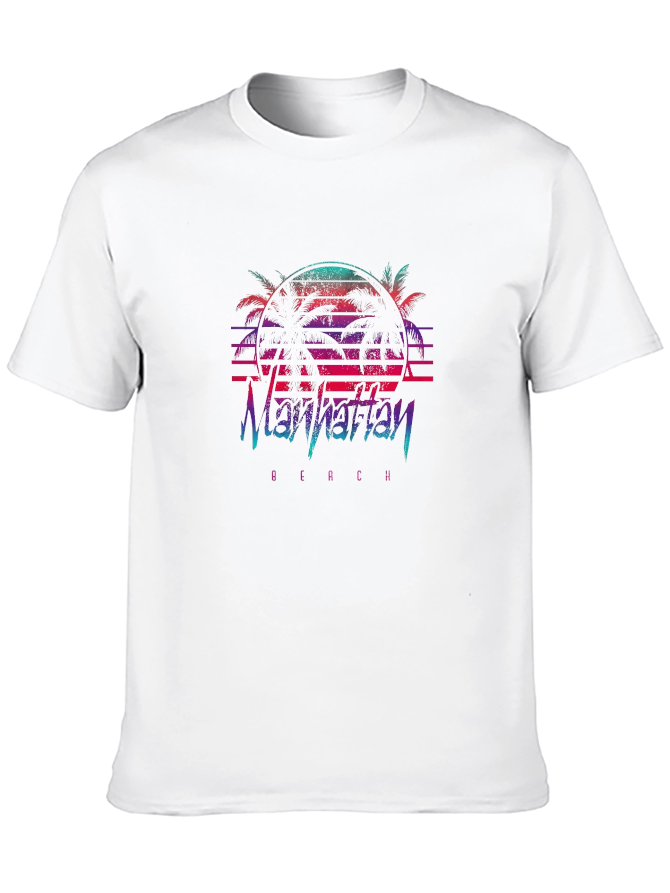 Manhattan Beach Retro Graphic T-Shirt