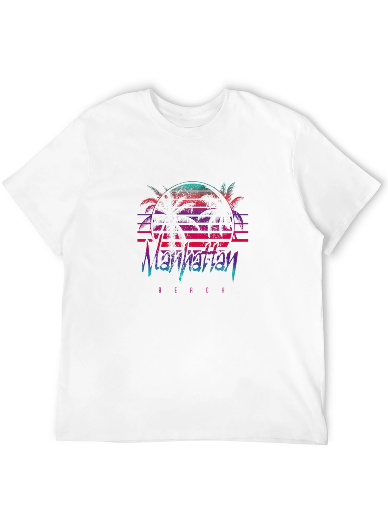 Manhattan Beach Retro Graphic T-Shirt