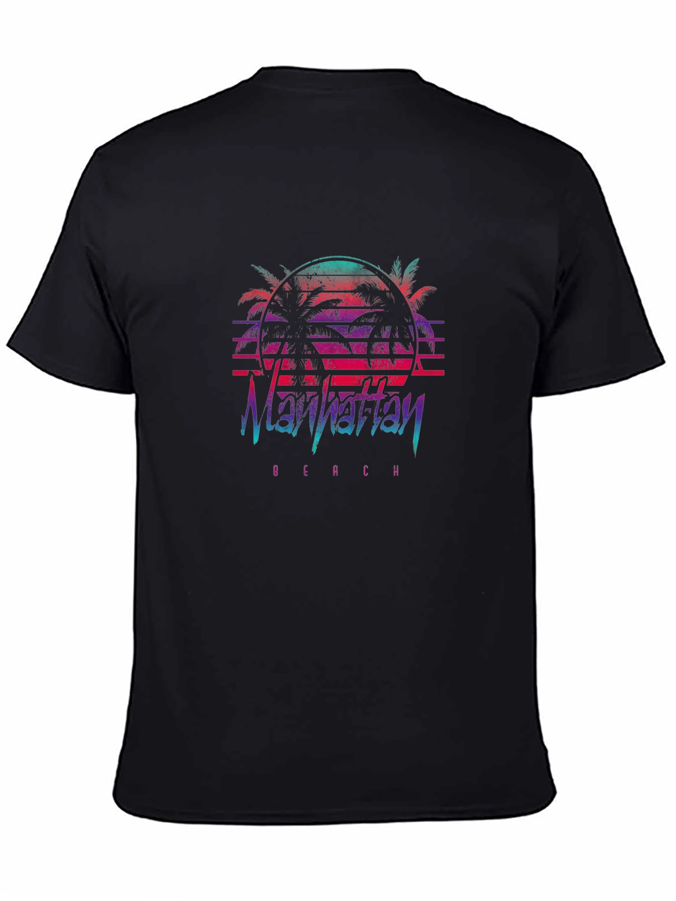 Manhattan Beach Retro Graphic T-Shirt