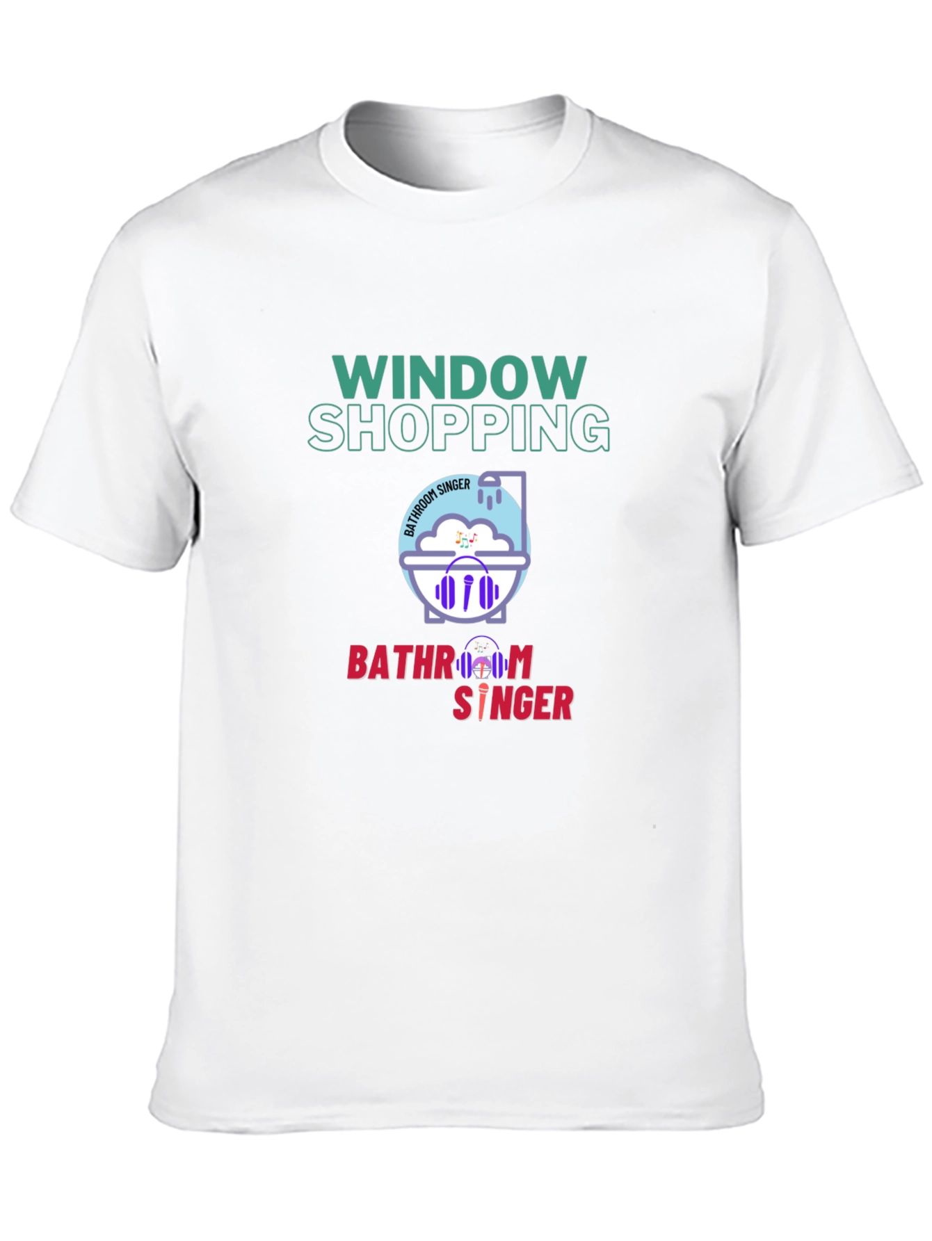 Window Shopping Bathroom Singer Graphic Tee
