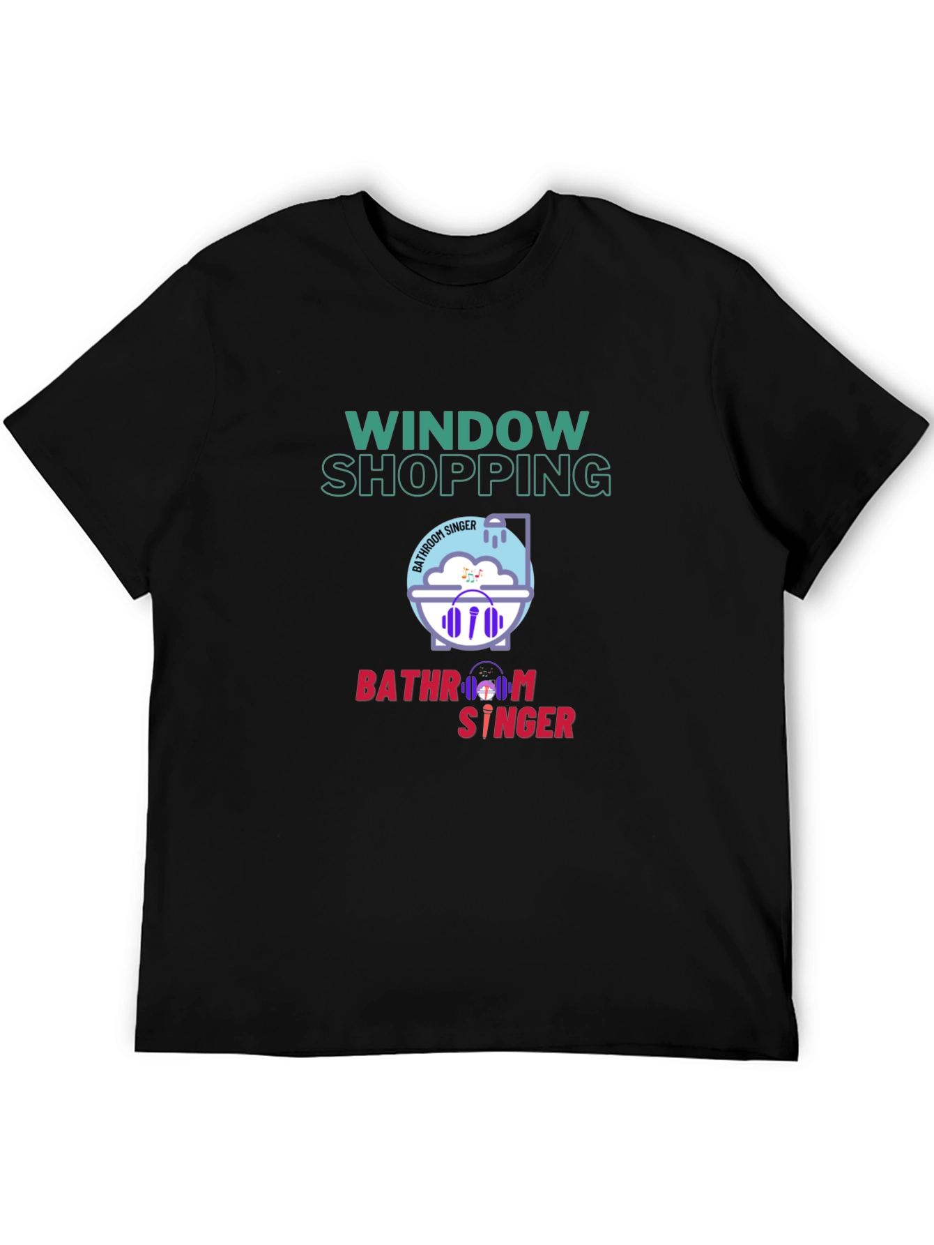 Window Shopping Bathroom Singer Graphic Tee