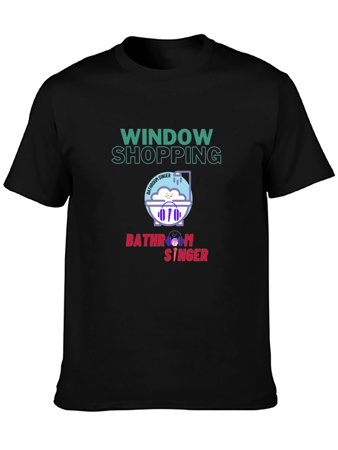 Window Shopping Bathroom Singer Graphic Tee
