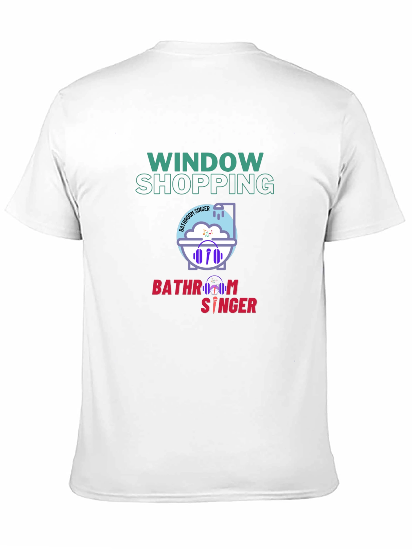 Window Shopping Bathroom Singer Graphic Tee