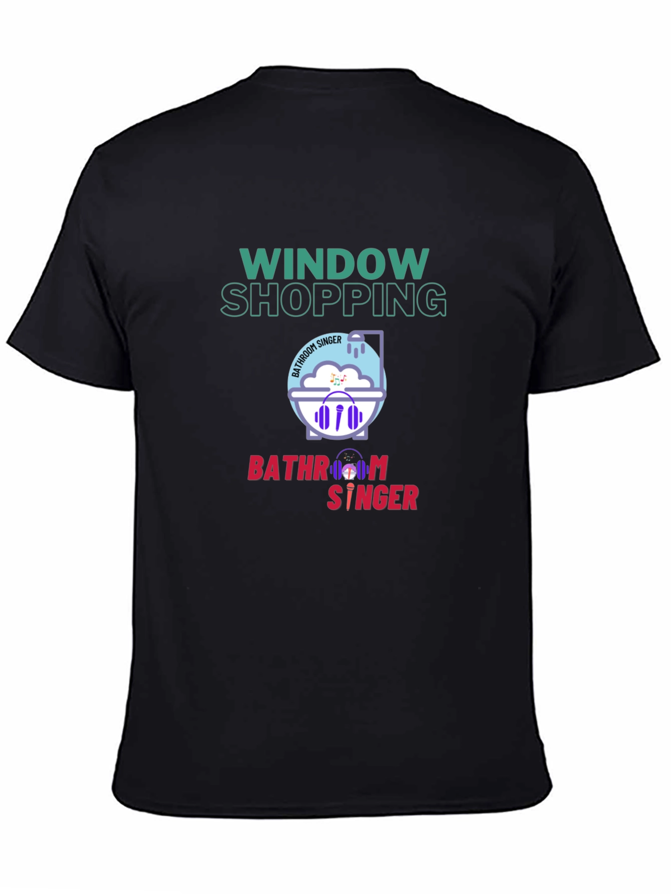 Window Shopping Bathroom Singer Graphic Tee