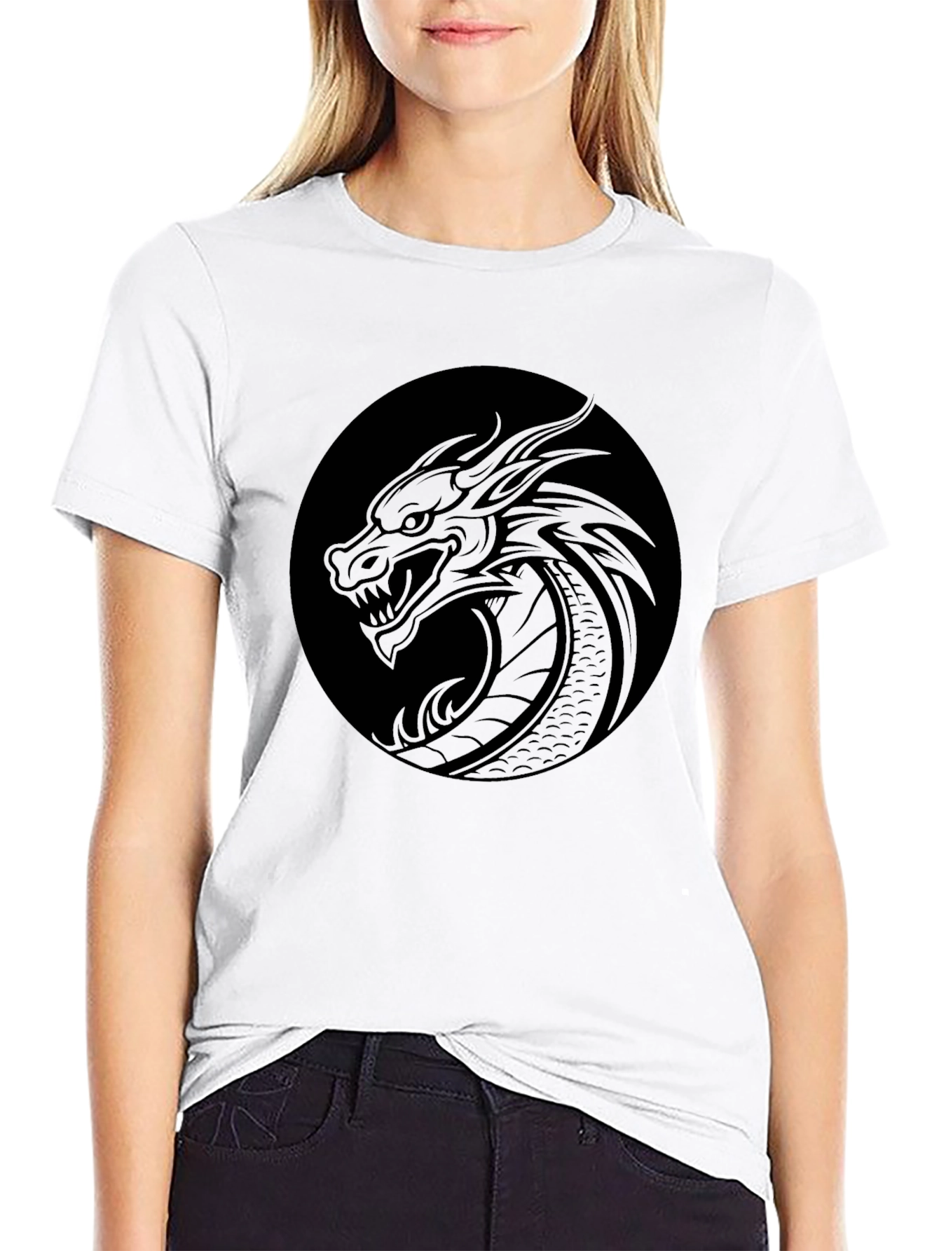 Dragon Circle Tee - Mens Graphic T-Shirt