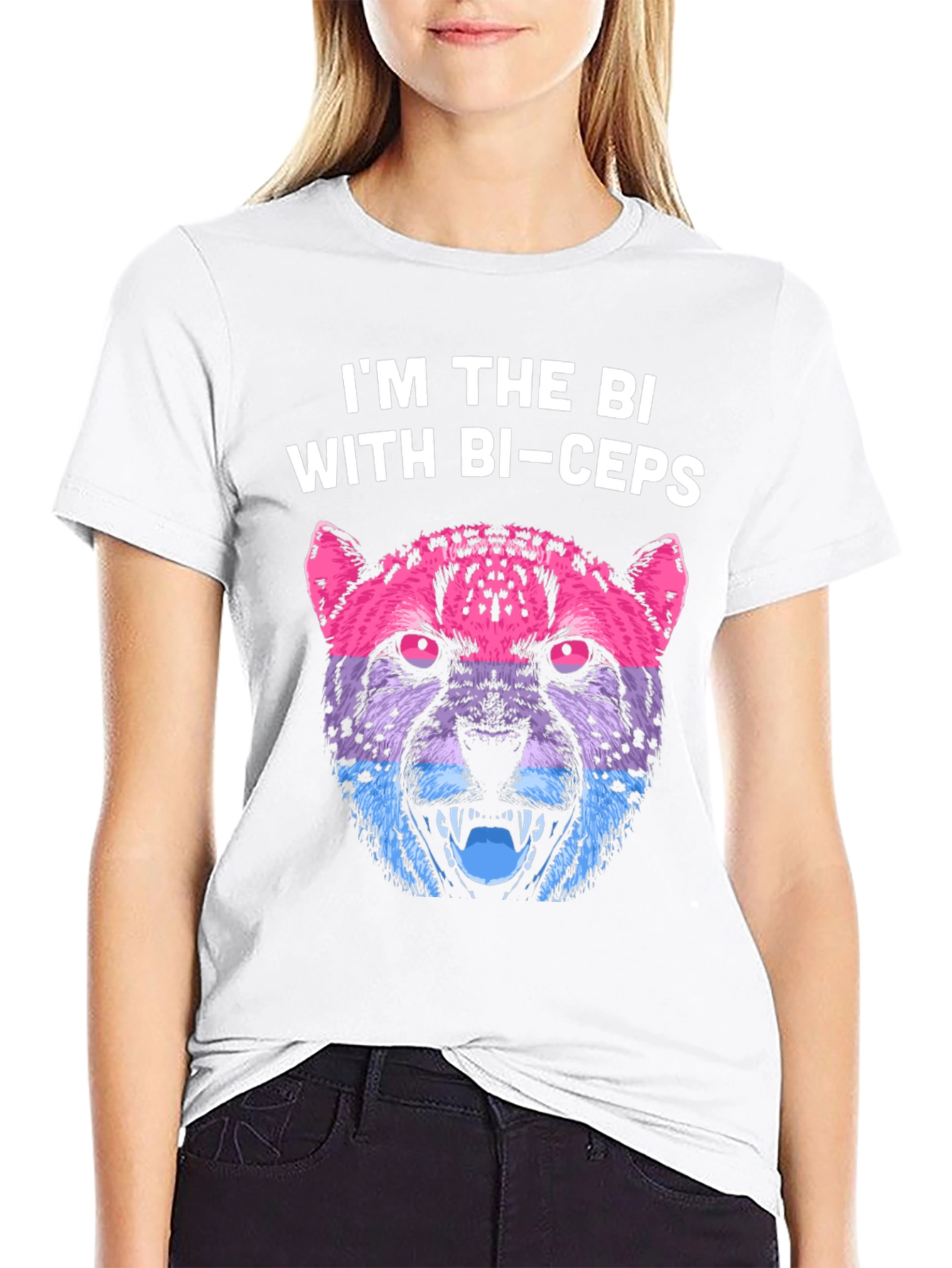 Bi with Bi-ceps Graphic Tee