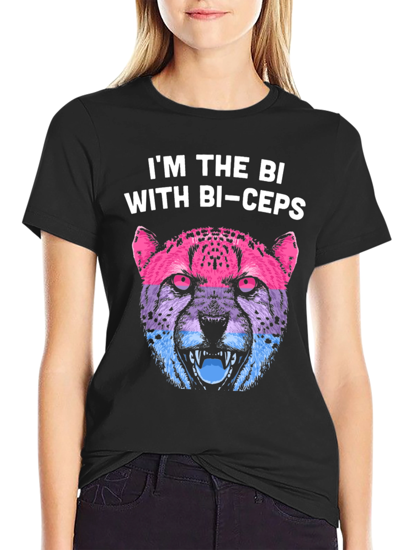 Bi with Bi-ceps Graphic Tee