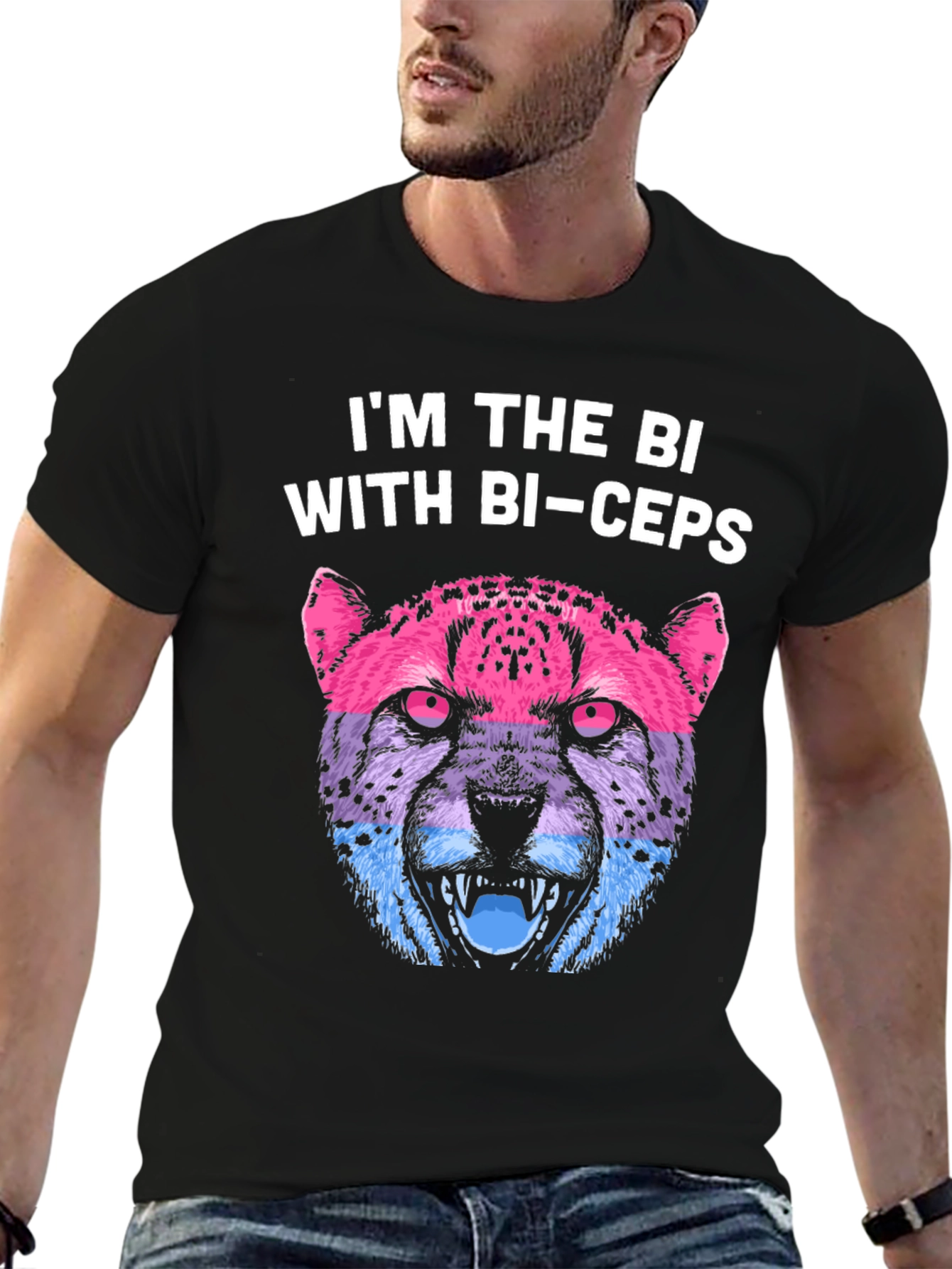 Bi with Bi-ceps Graphic Tee
