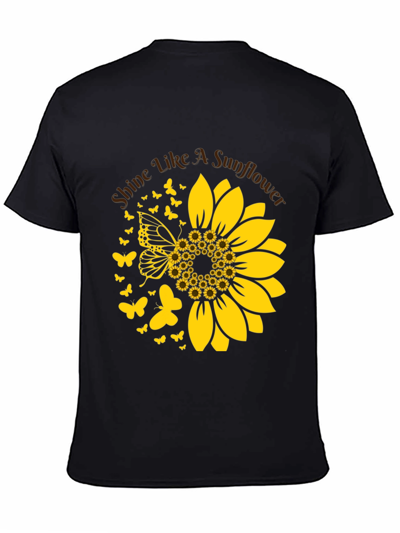 Sunflower Butterfly Graphic Tee
