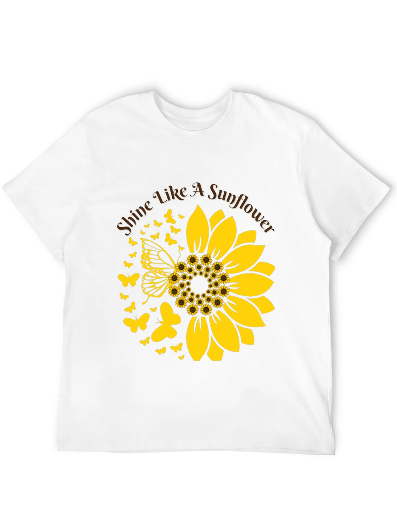 Sunflower Butterfly Graphic Tee