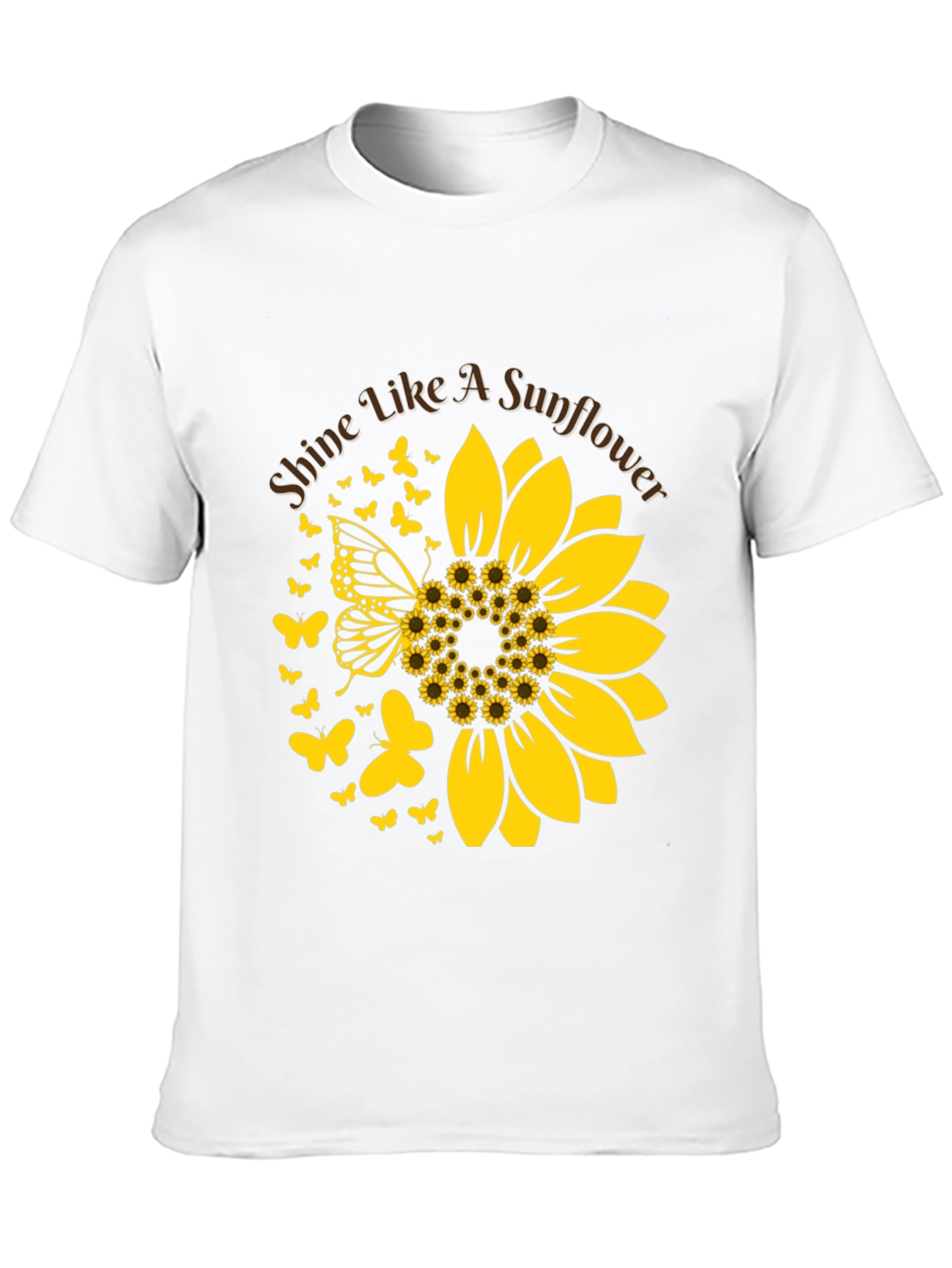 Sunflower Butterfly Graphic Tee