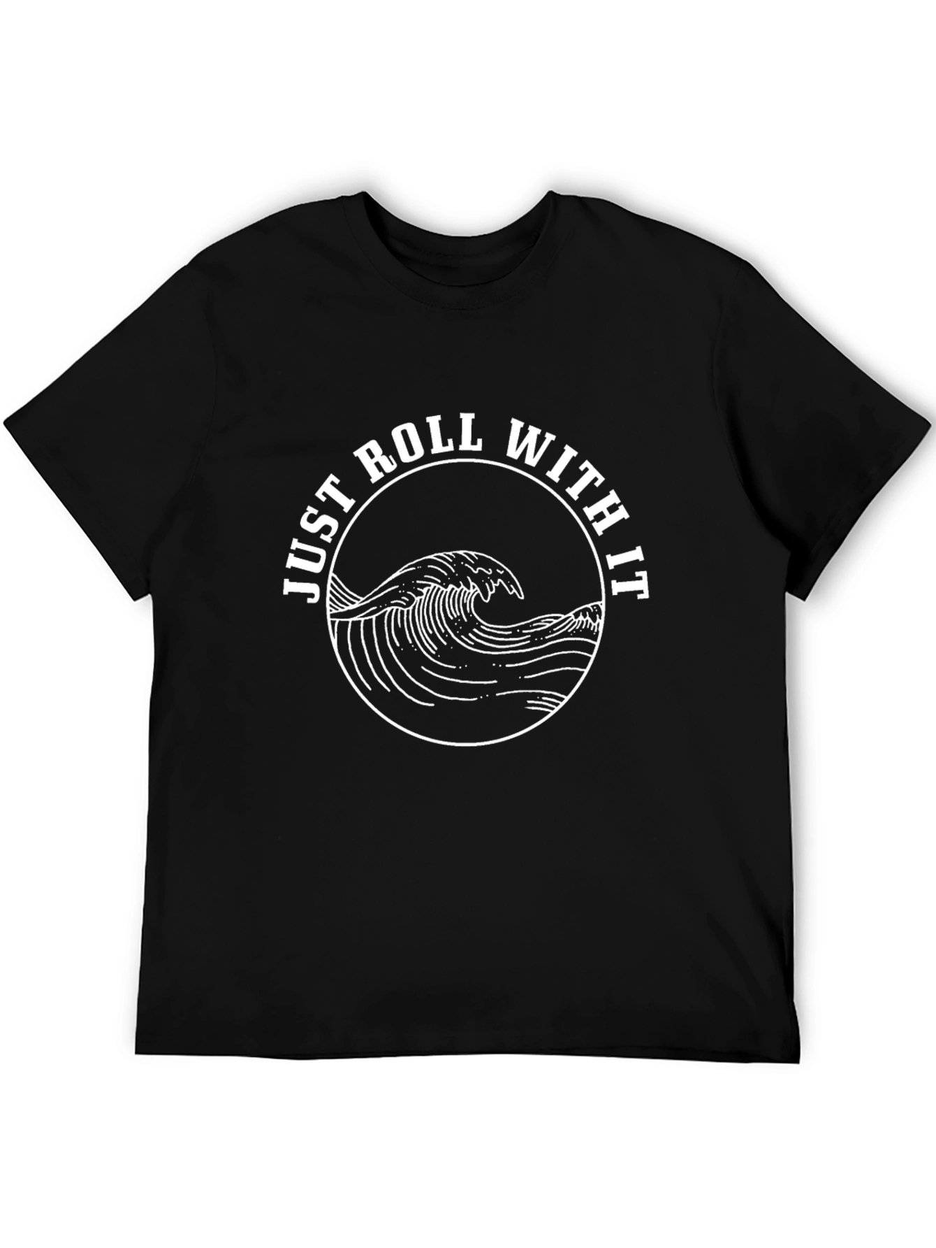 Just Roll With It Wave Graphic T-Shirt
