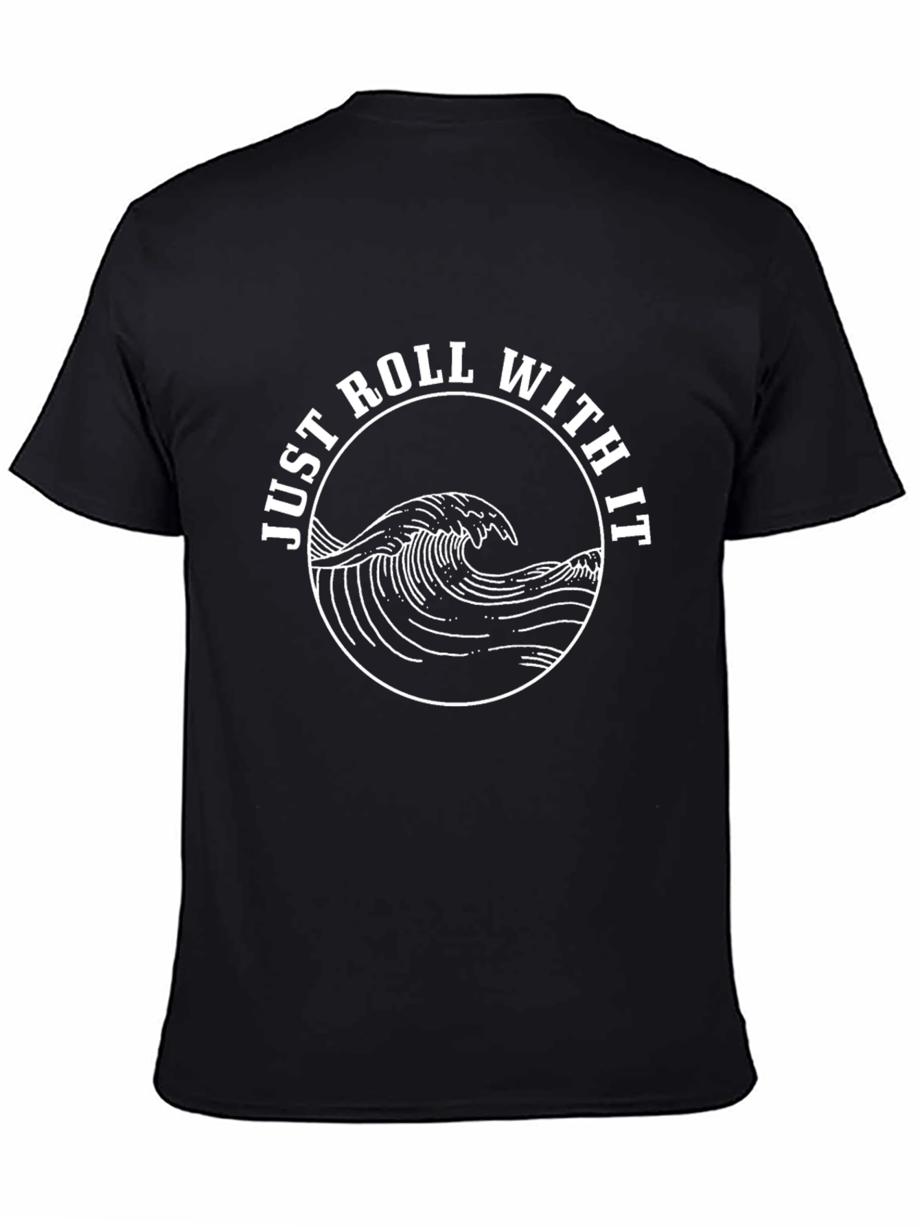 Just Roll With It Wave Graphic T-Shirt
