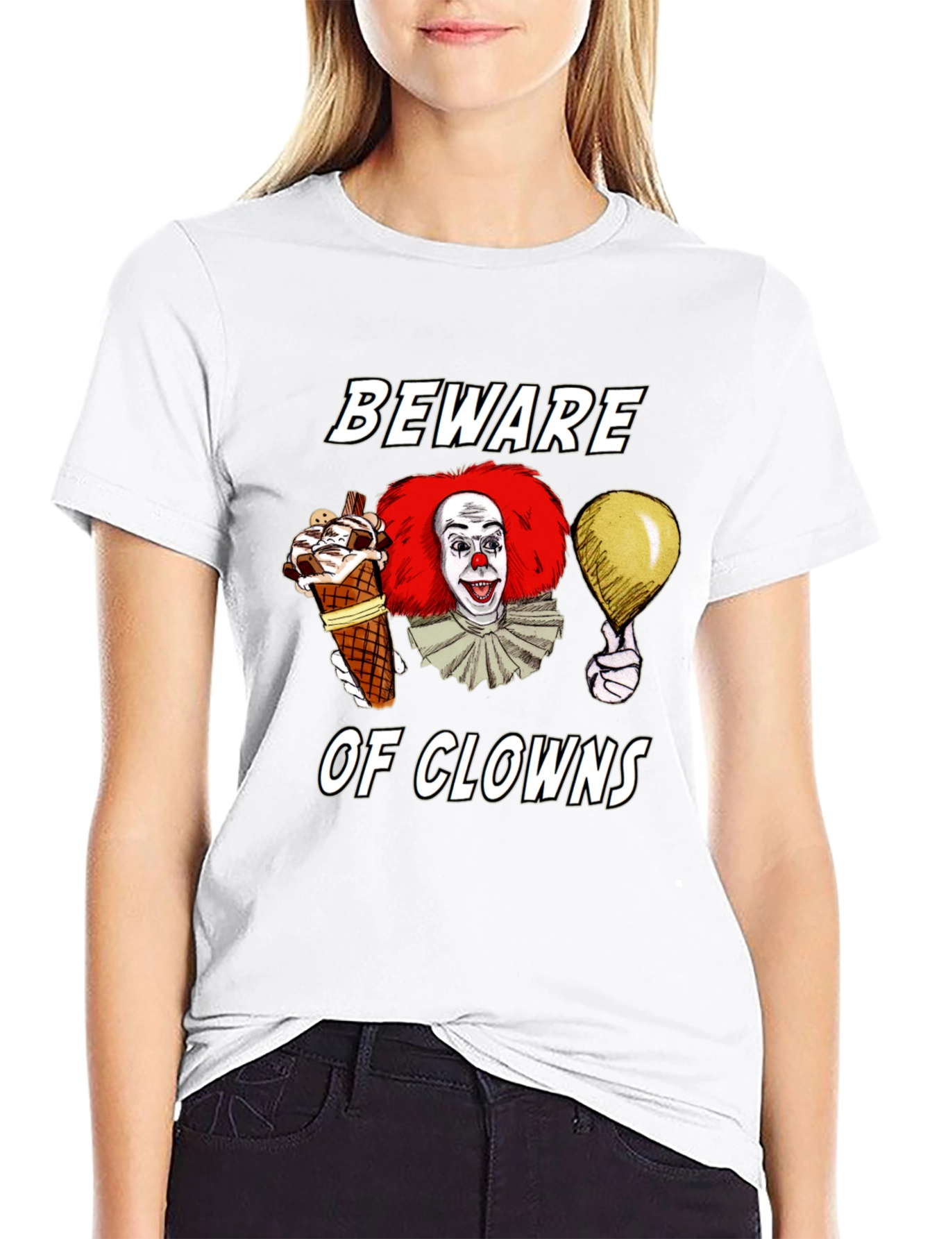Beware of Clowns Graphic Tee