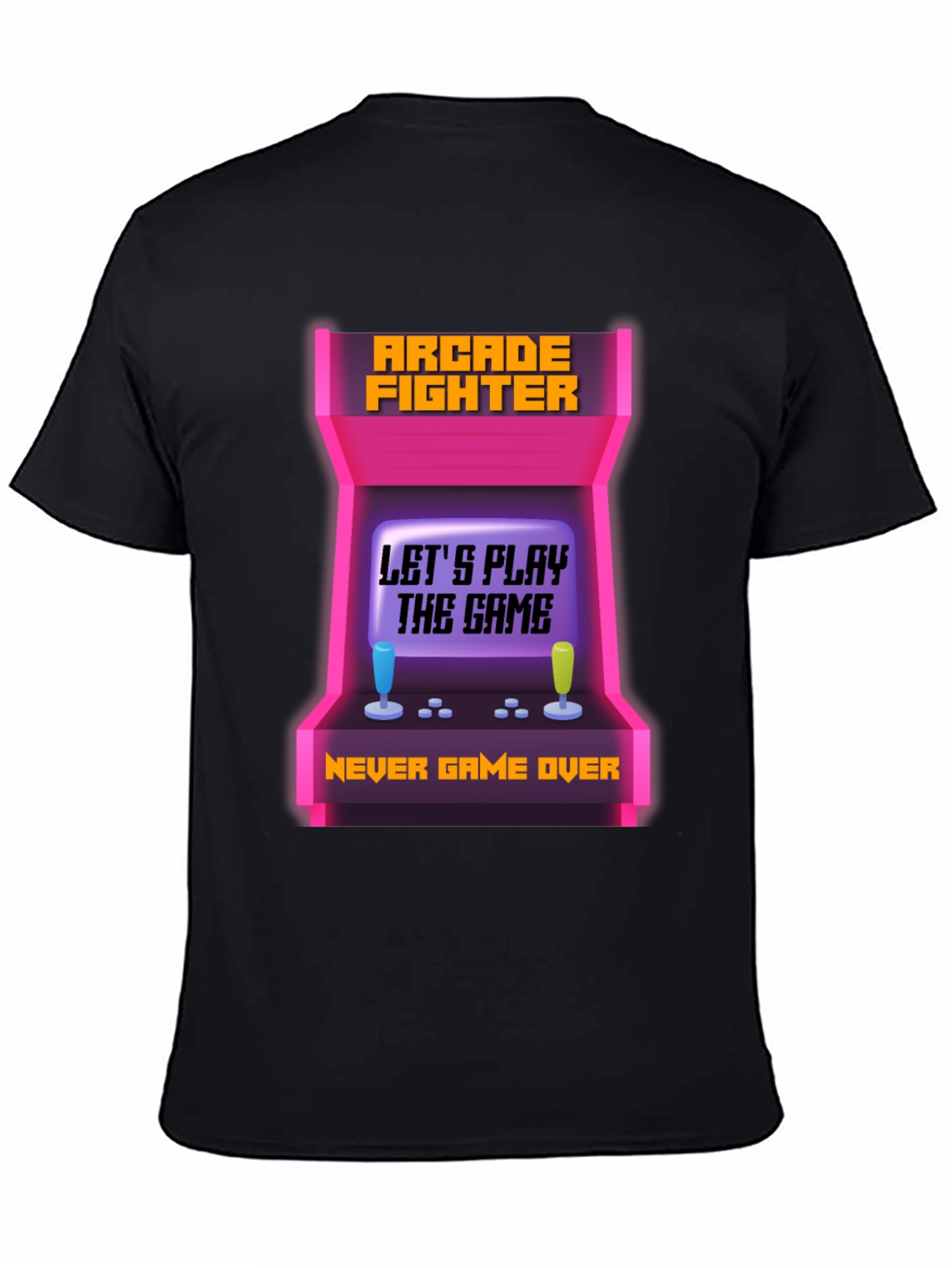 Arcade Fighter T-Shirt - Never Game Over Tee