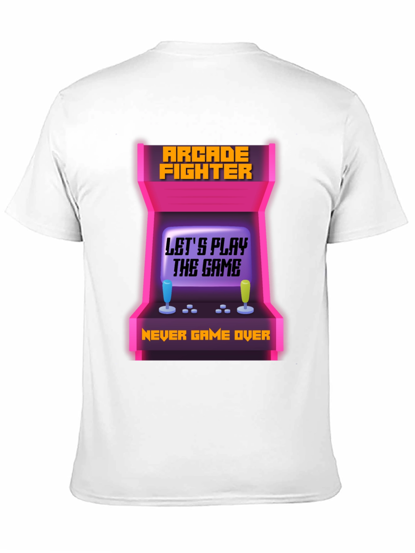 Arcade Fighter T-Shirt - Never Game Over Tee