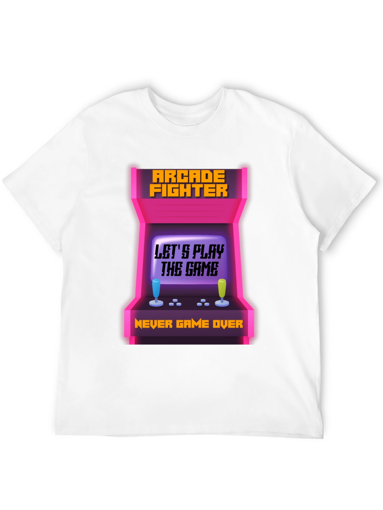 Arcade Fighter T-Shirt - Never Game Over Tee
