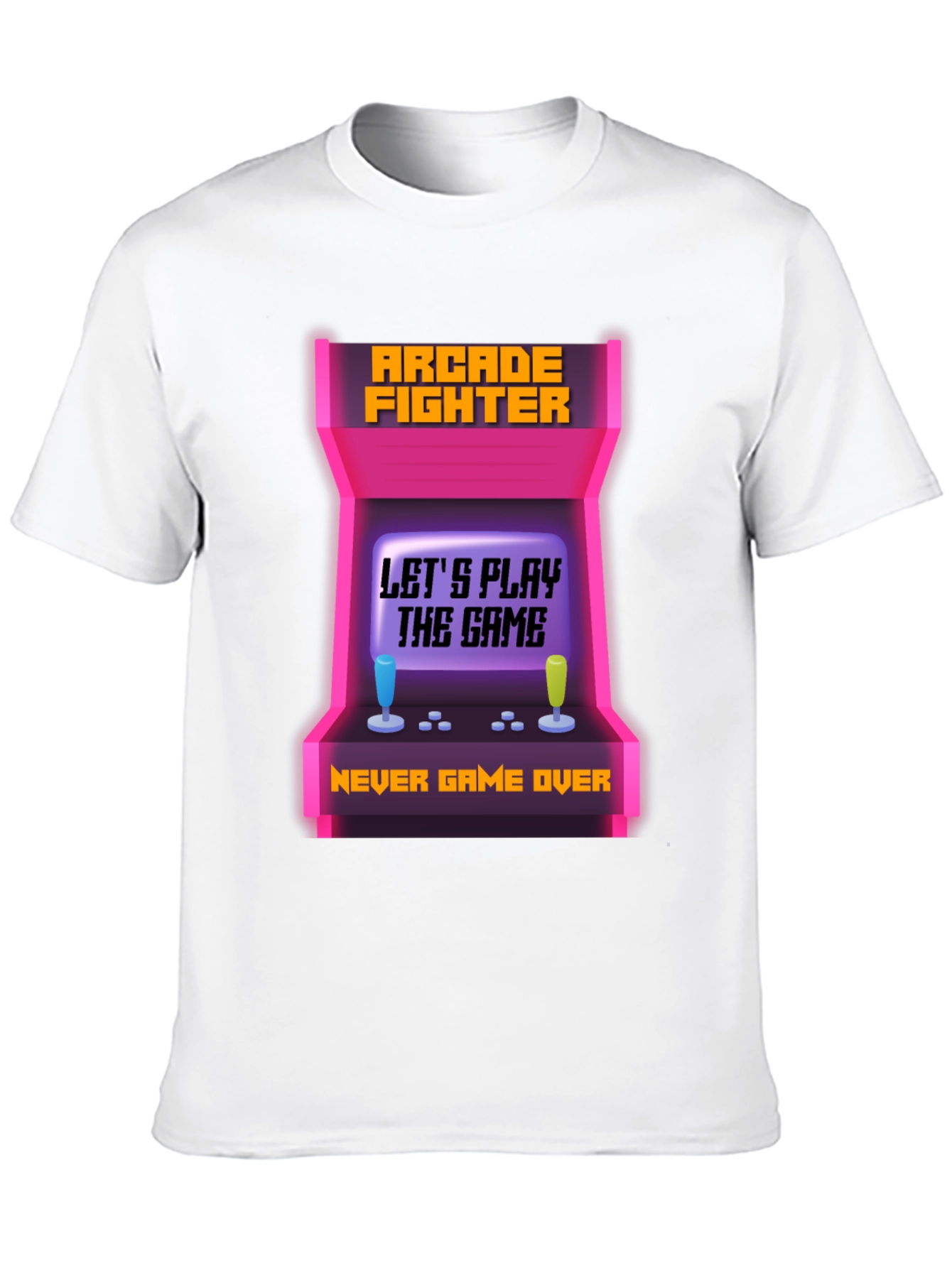 Arcade Fighter T-Shirt - Never Game Over Tee
