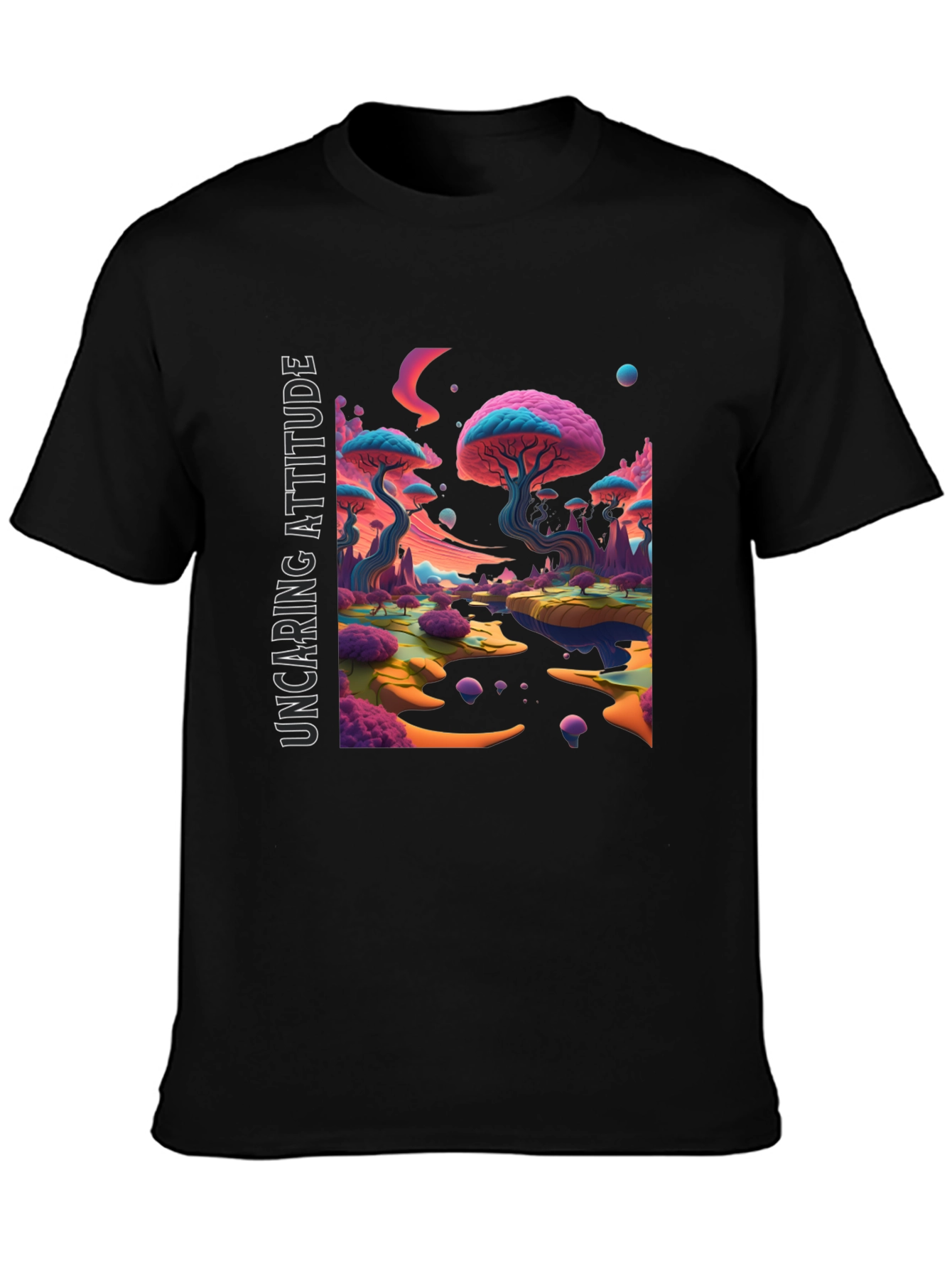 Uncaring Attitude Graphic Tee