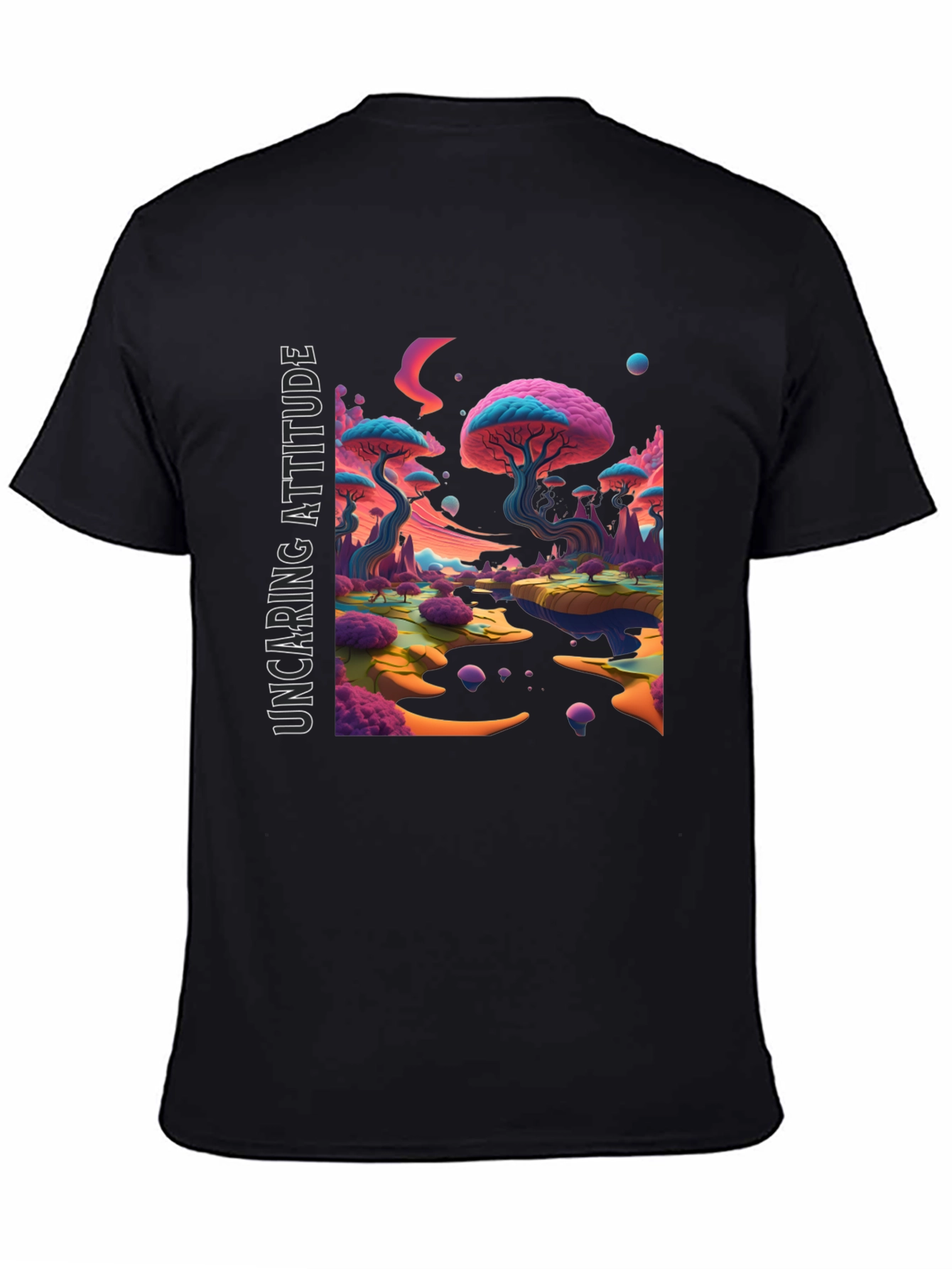 Uncaring Attitude Graphic Tee