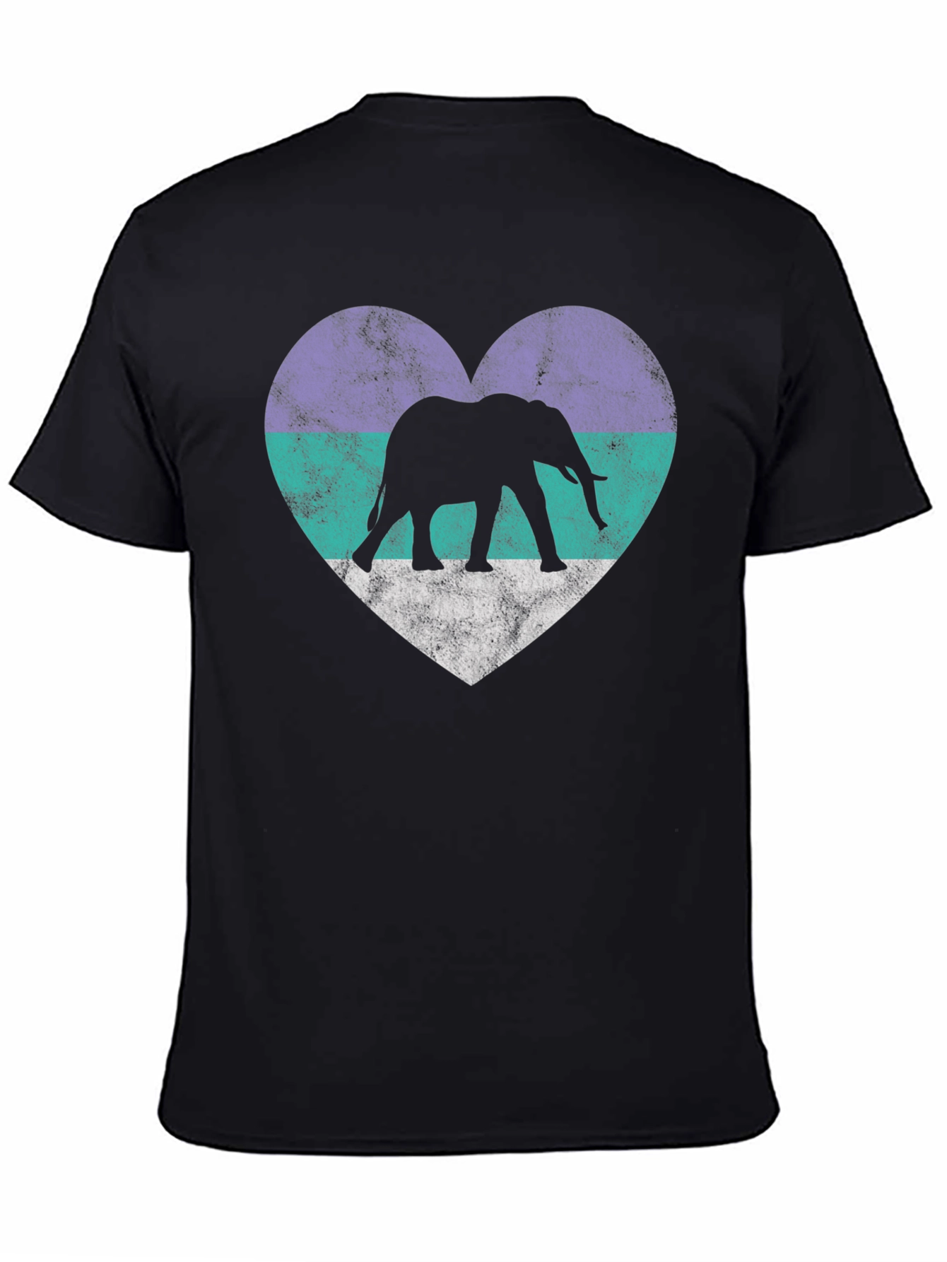 Elephant Heart Graphic Tee - Unique Animal Lover Shirt