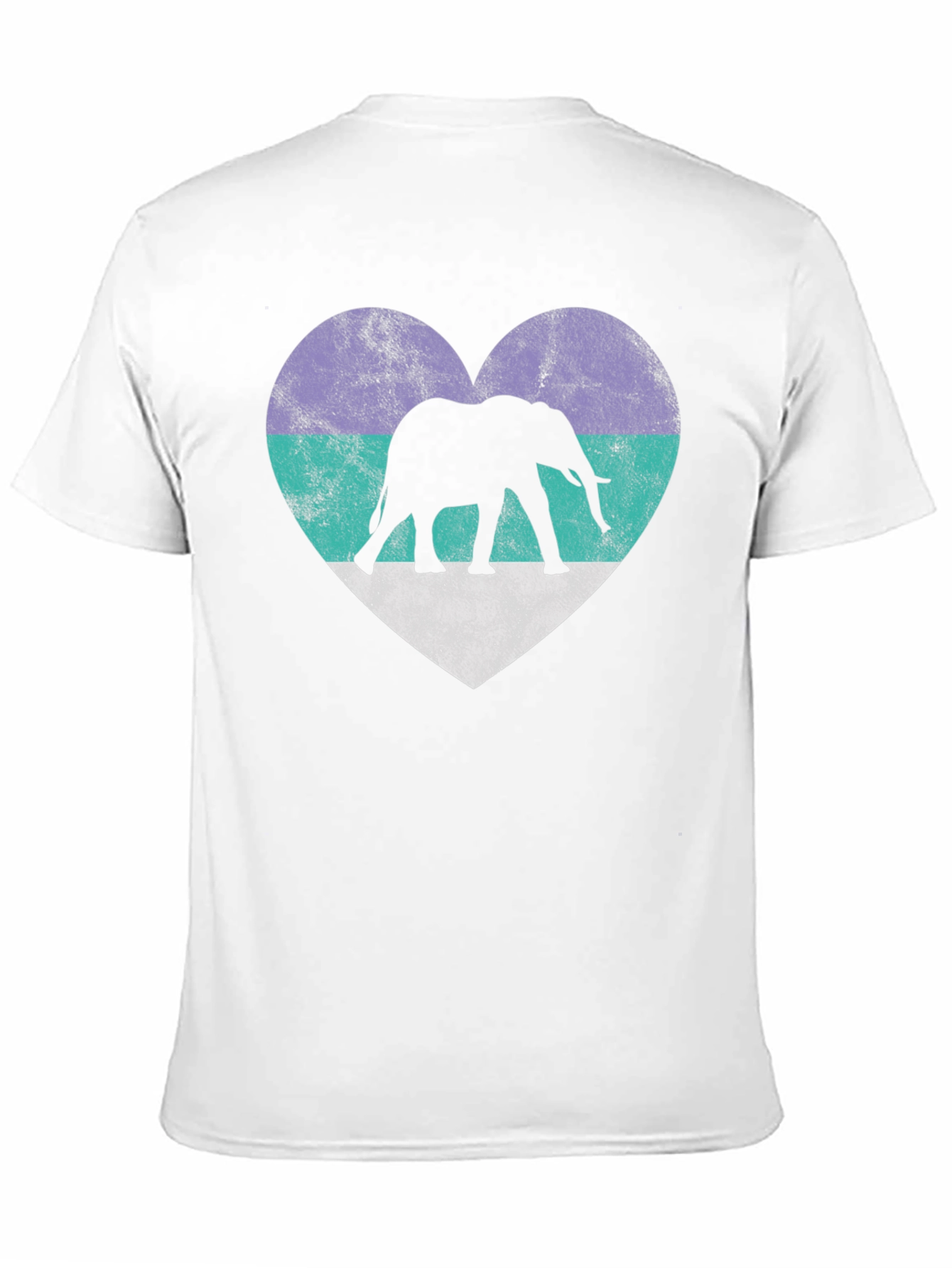 Elephant Heart Graphic Tee - Unique Animal Lover Shirt