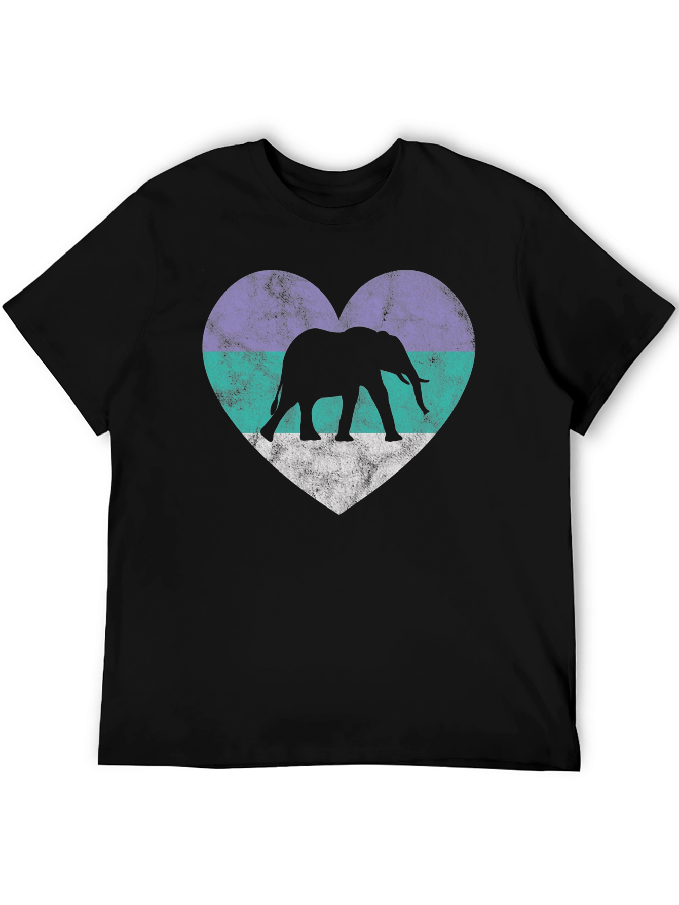 Elephant Heart Graphic Tee - Unique Animal Lover Shirt