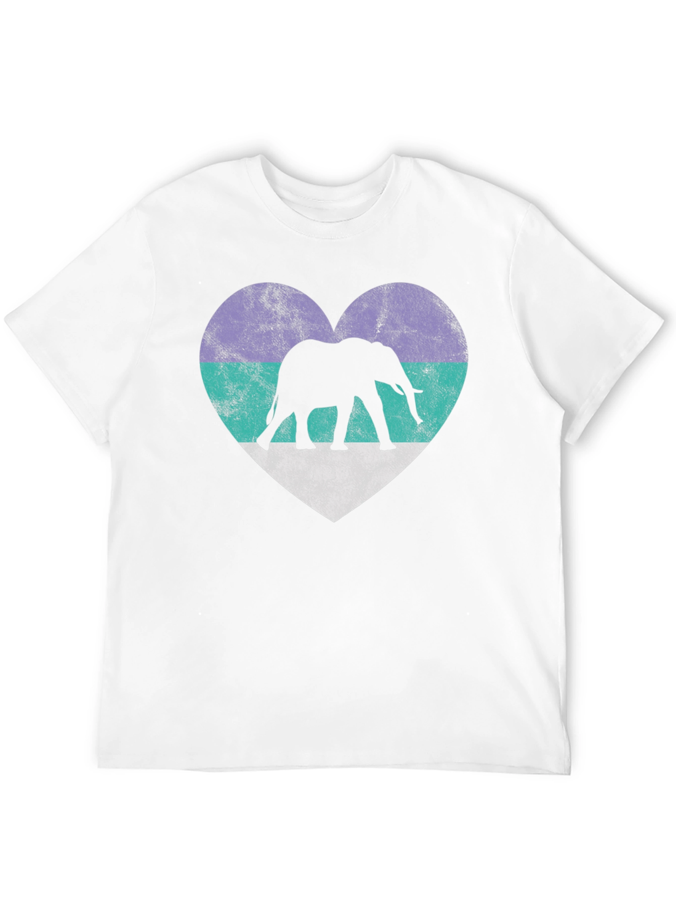 Elephant Heart Graphic Tee - Unique Animal Lover Shirt