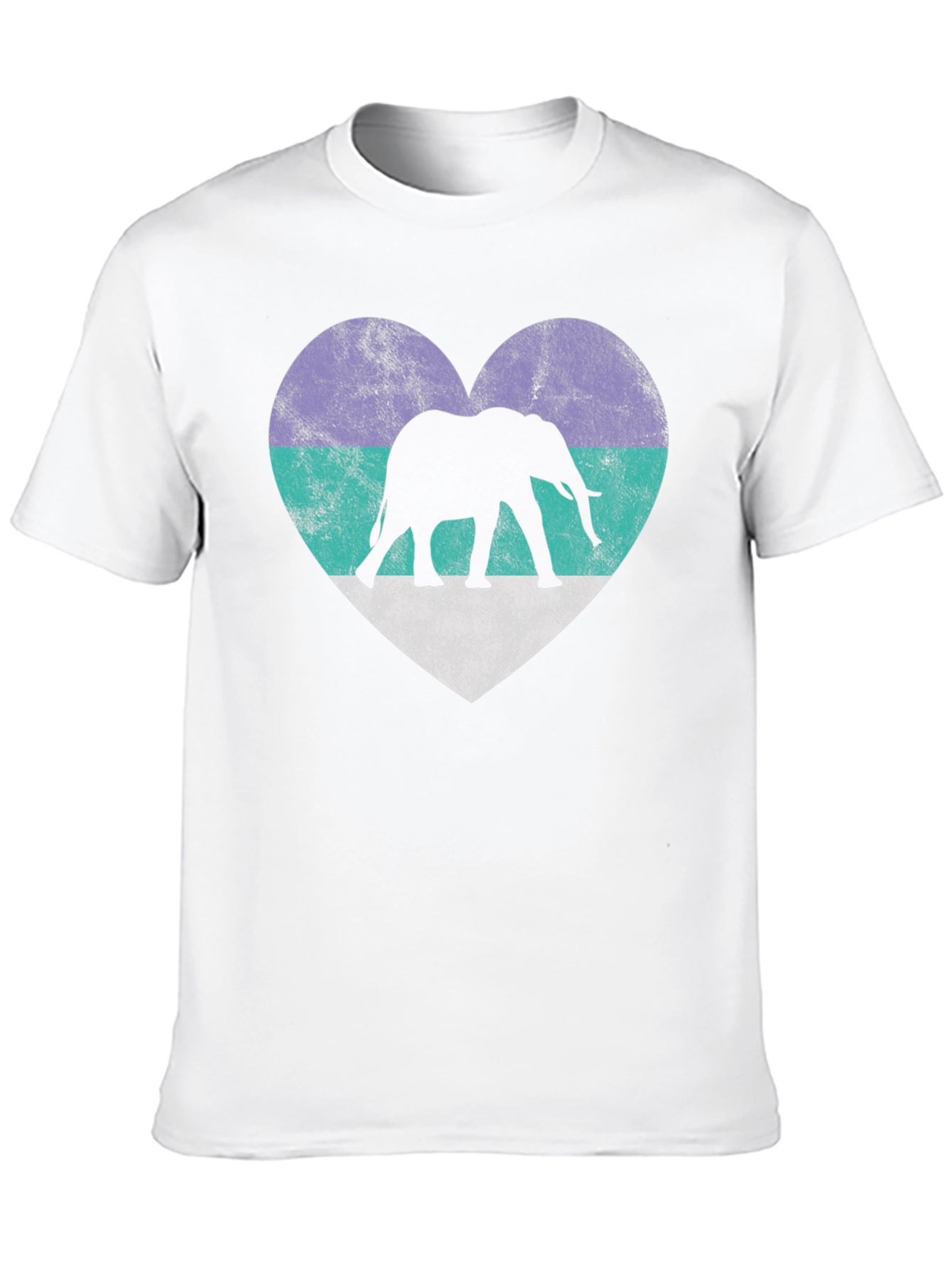 Elephant Heart Graphic Tee - Unique Animal Lover Shirt