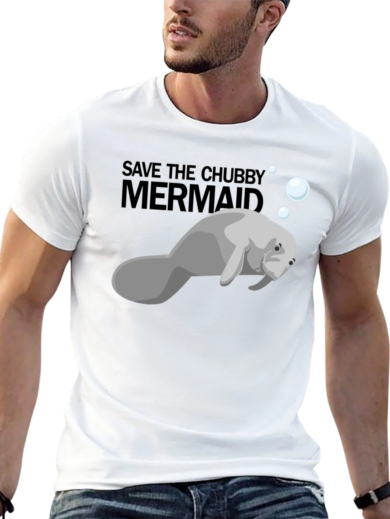 Save the Chubby Mermaid T-Shirt