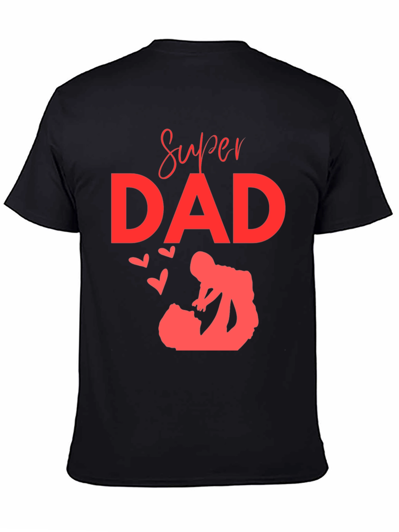 Super Dad Graphic T-Shirt - Black