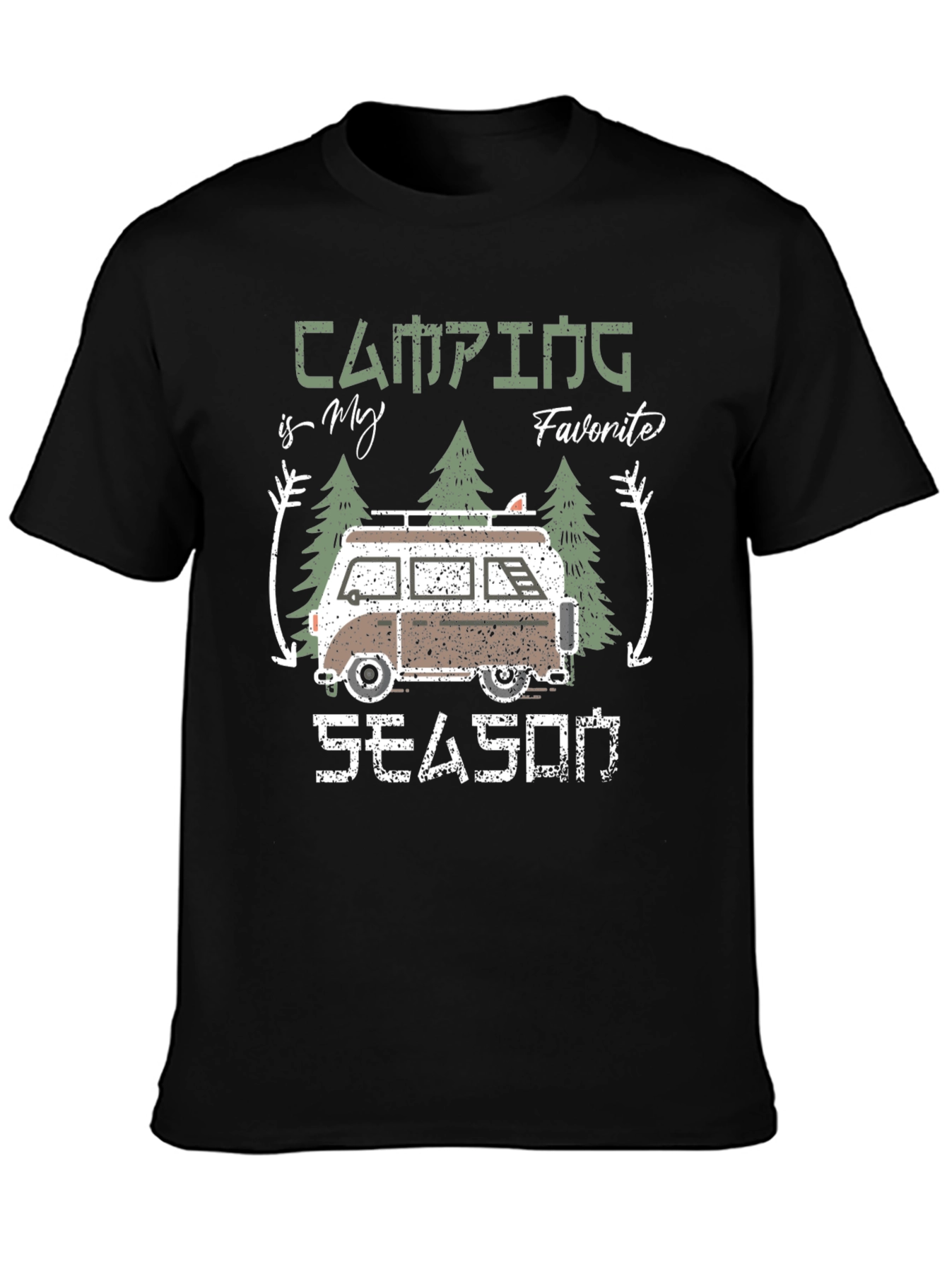 Camping is My Favorite Season Graphic T-Shirt