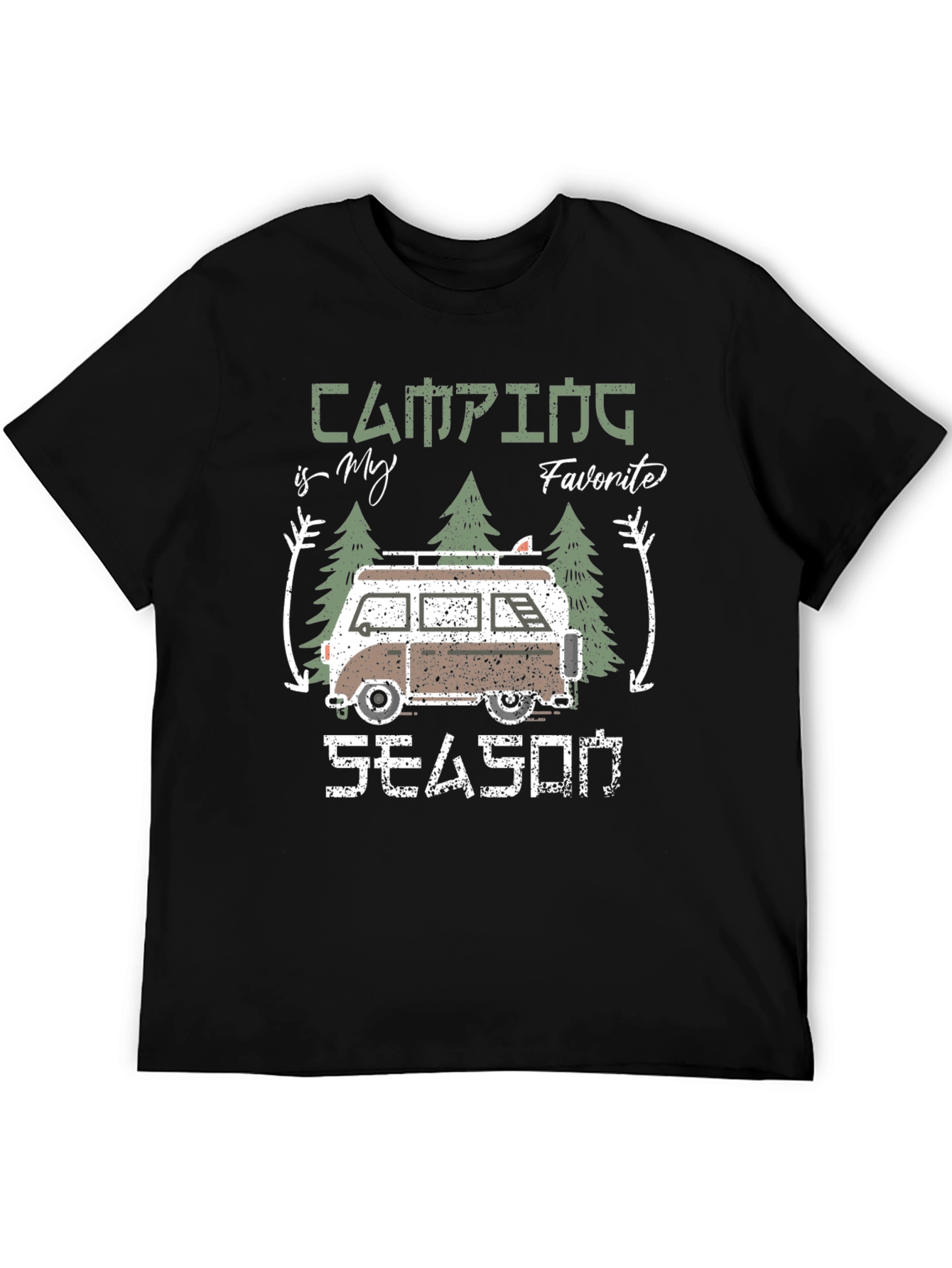 Camping is My Favorite Season Graphic T-Shirt