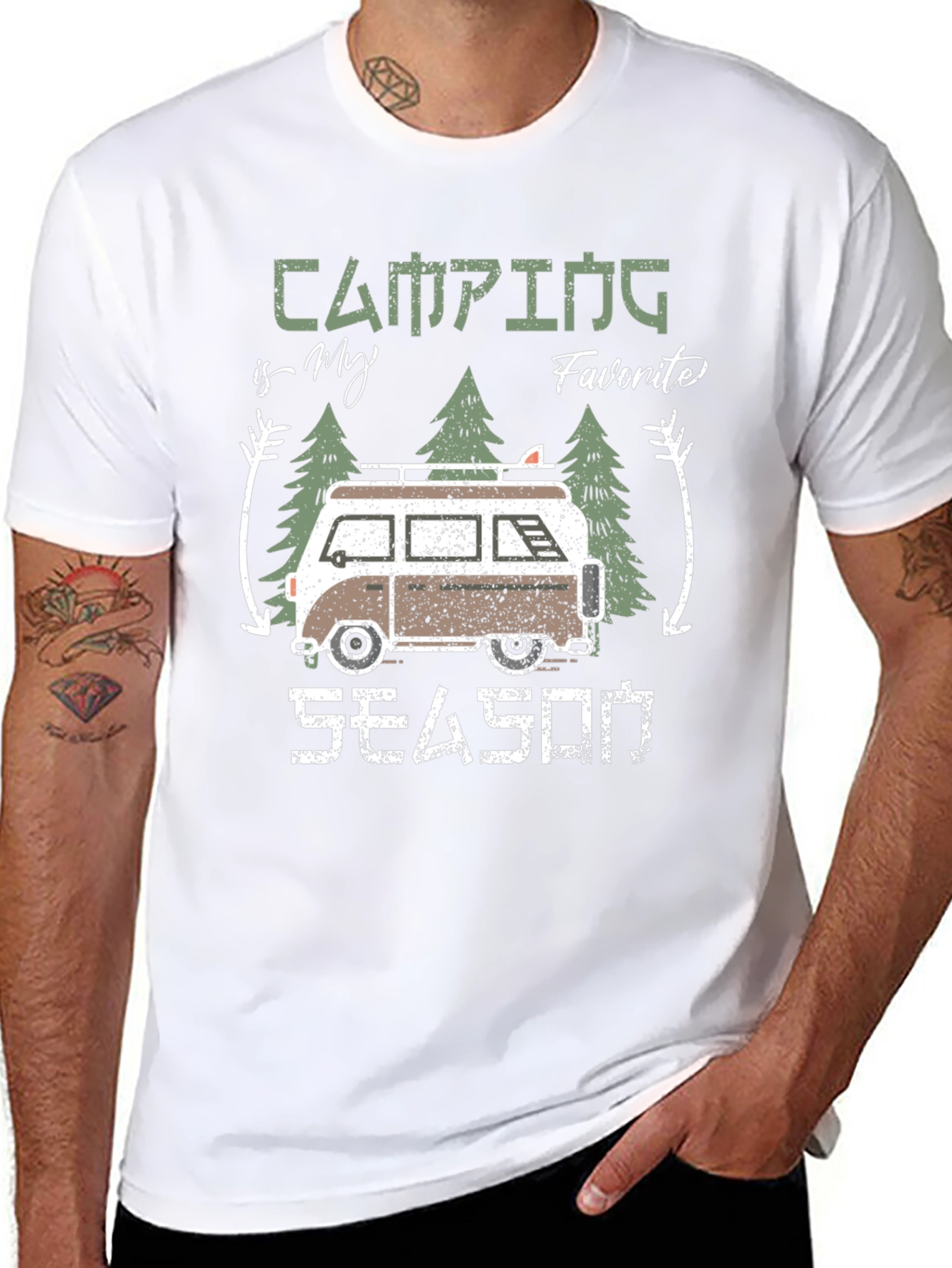 Camping is My Favorite Season Graphic T-Shirt