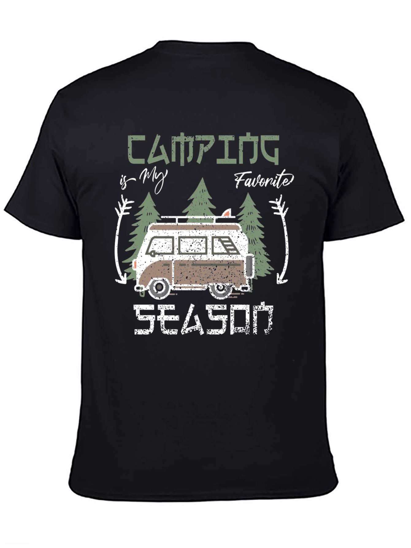 Camping is My Favorite Season Graphic T-Shirt