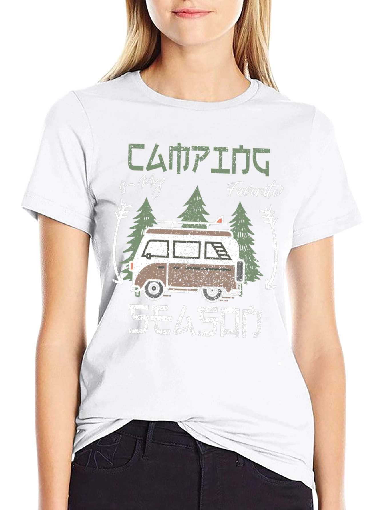 Camping is My Favorite Season Graphic T-Shirt