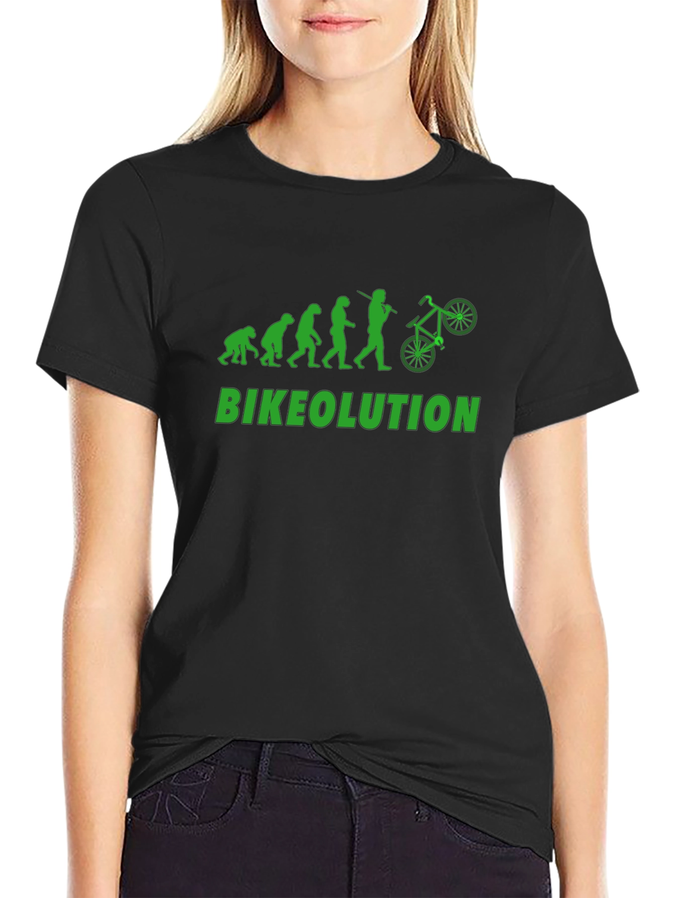 Bikeolution Evolution Black T-Shirt