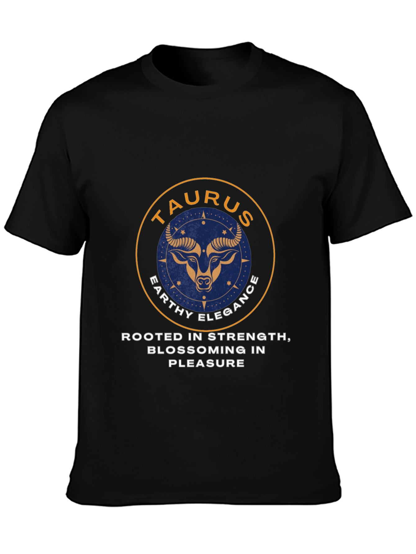 Taurus Zodiac Graphic Tee - Earthy Elegance Style