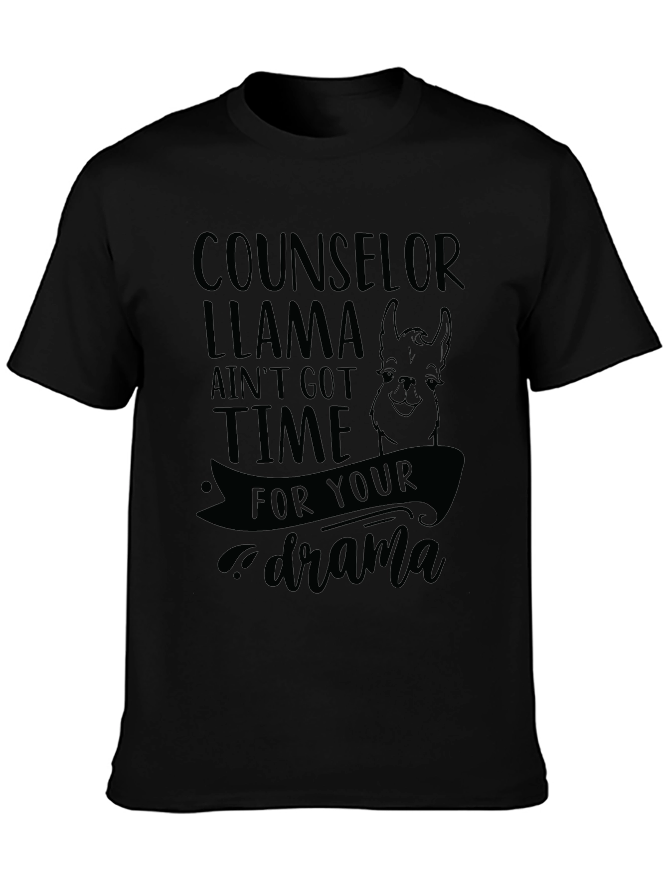 Counselor Llama T-Shirt - No Drama!