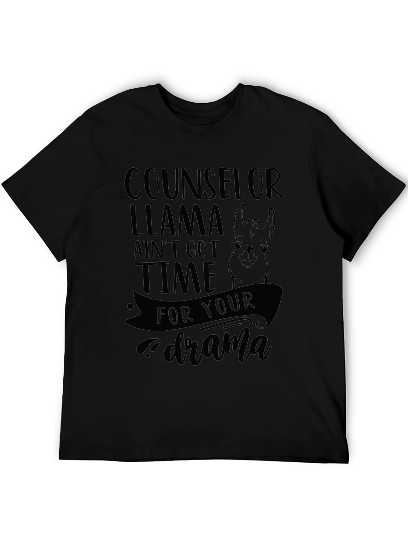 Counselor Llama T-Shirt - No Drama!