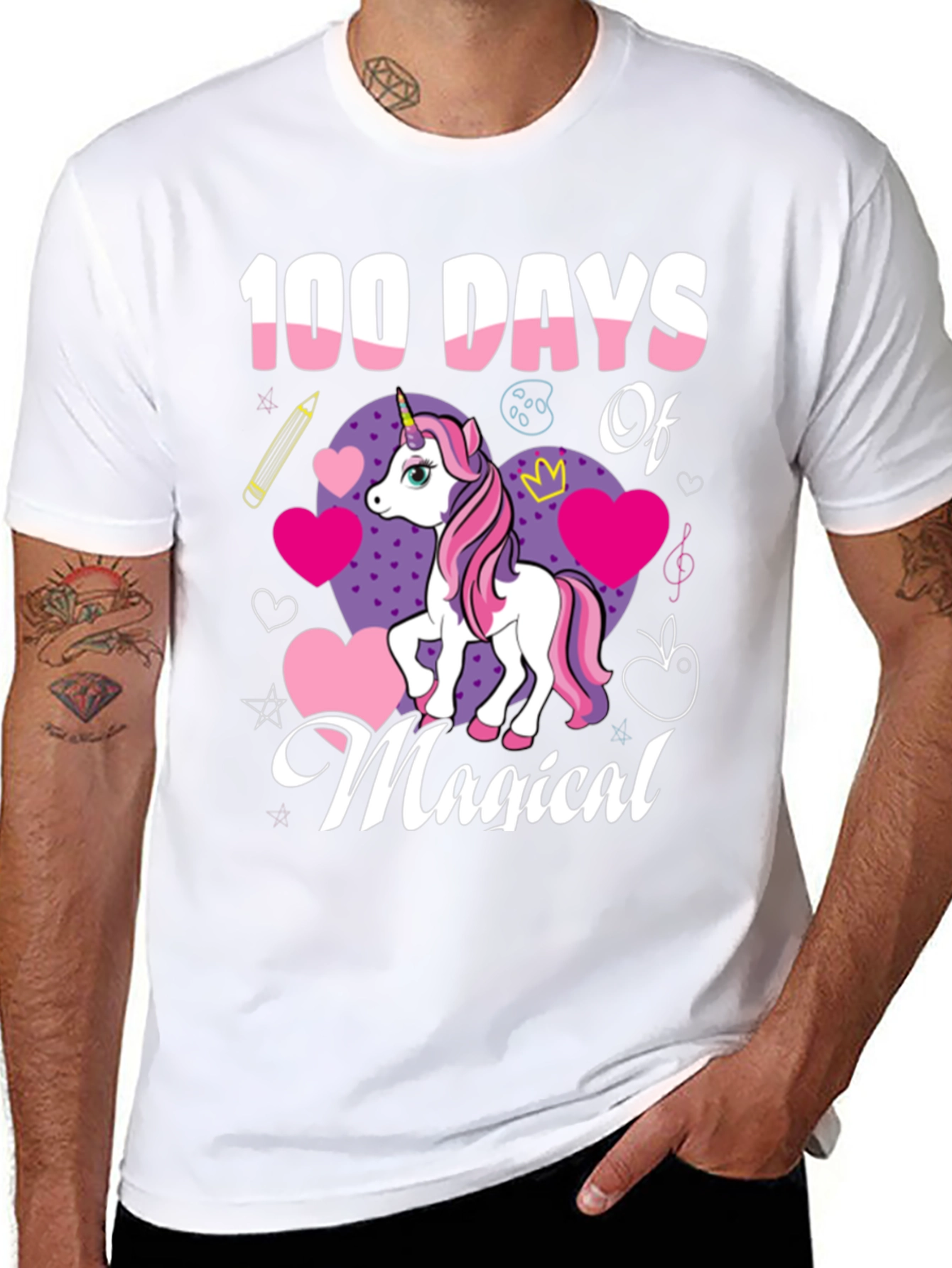 100 Days of Magical Unicorn T-Shirt