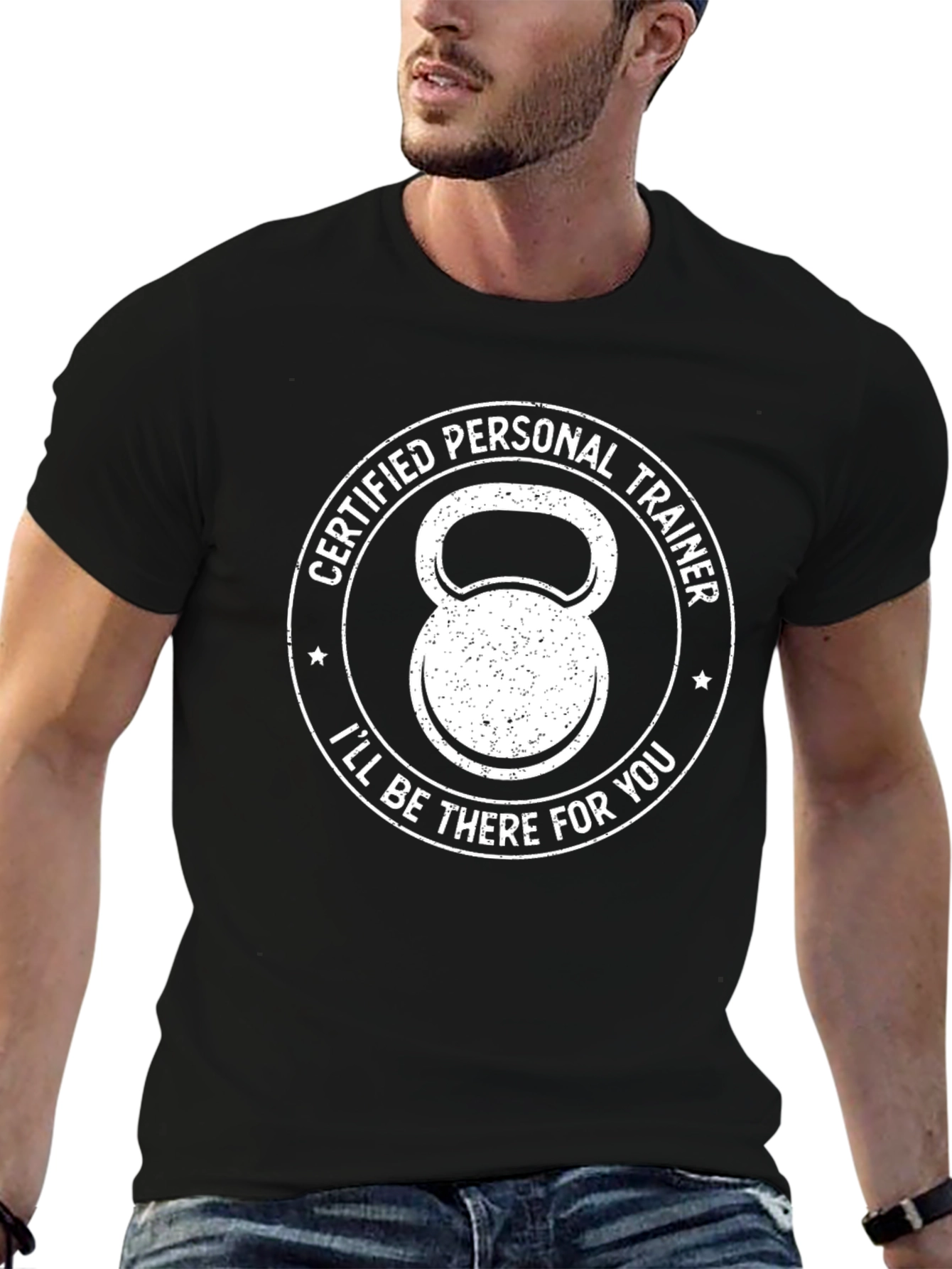 Certified Personal Trainer Kettlebell Graphic T-Shirt