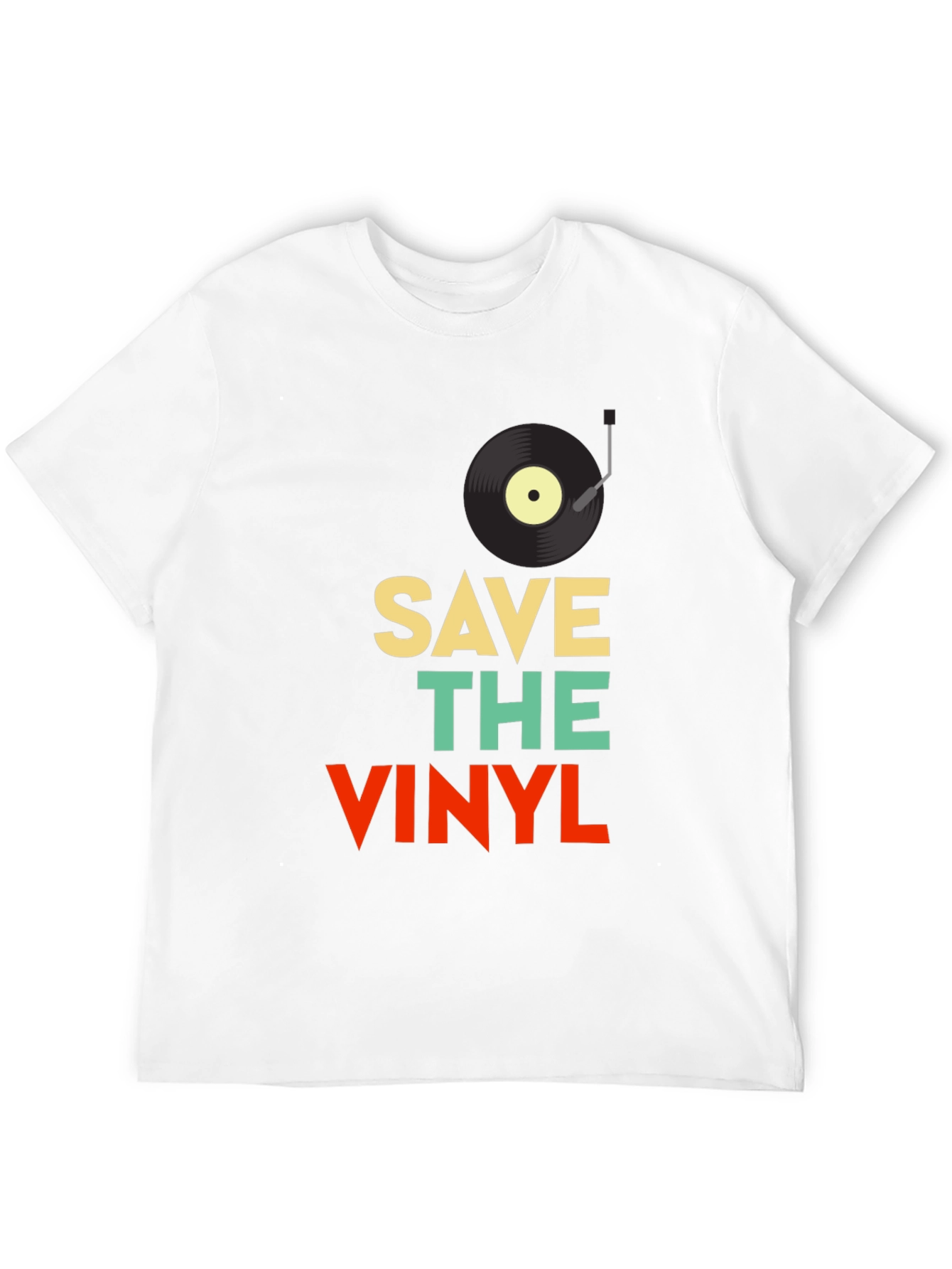 Save The Vinyl Retro Graphic Tee