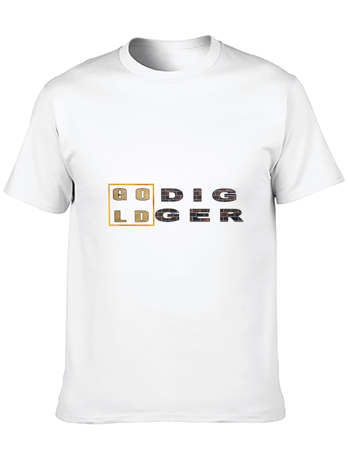 Gold Digger Graphic Tee - Black Short Sleeve