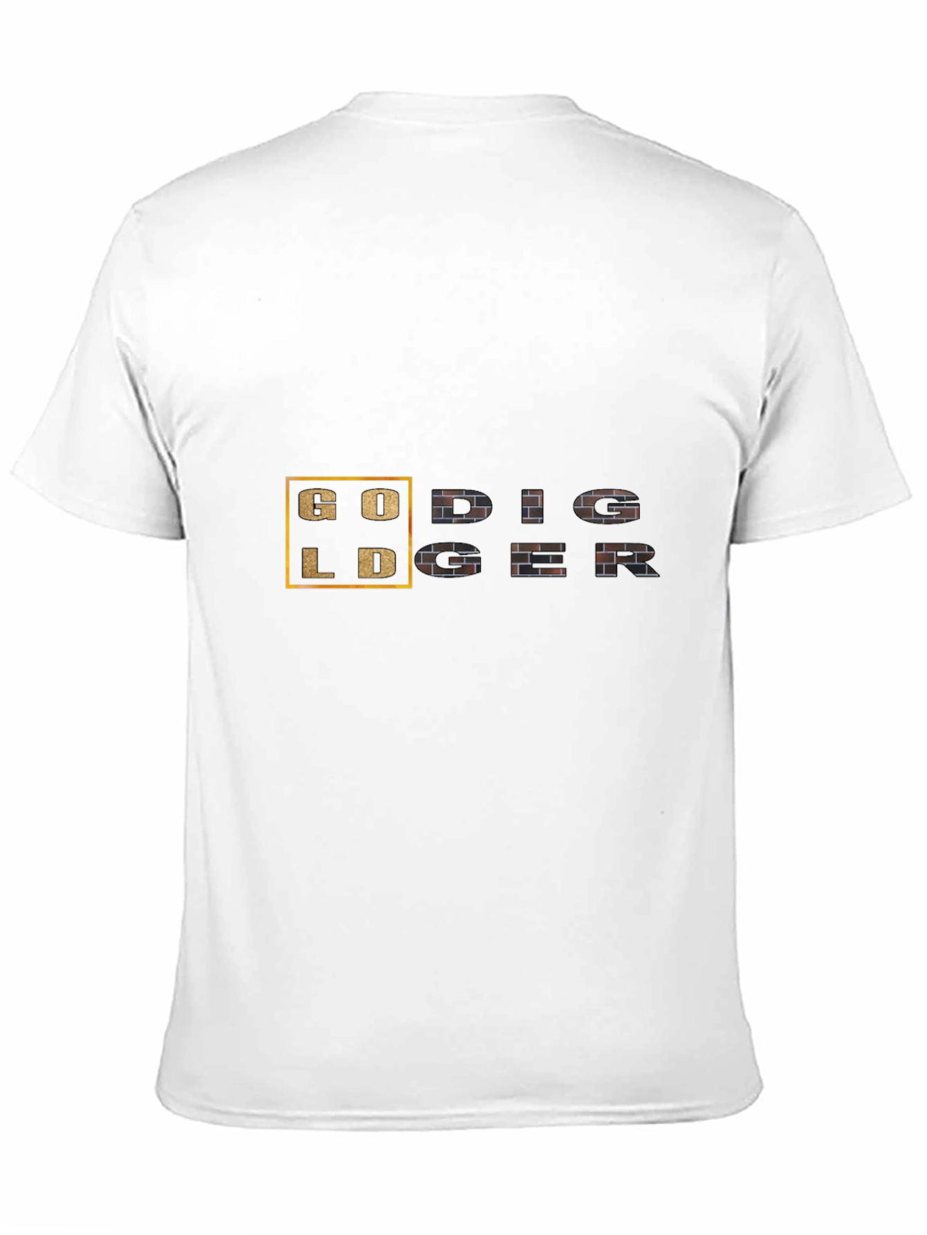 Gold Digger Graphic Tee - Black Short Sleeve