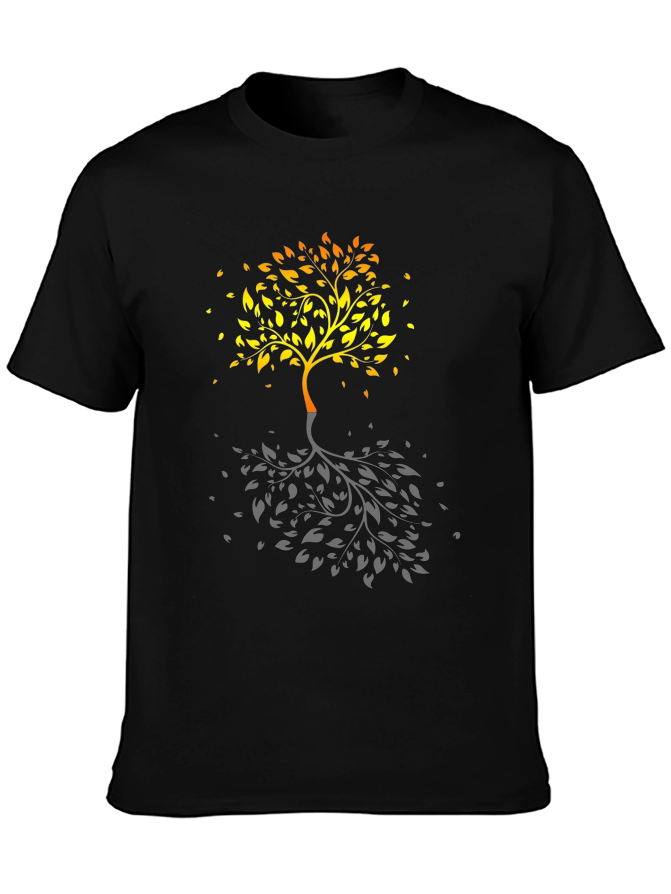 Tree of Life Mens Black Graphic Tee