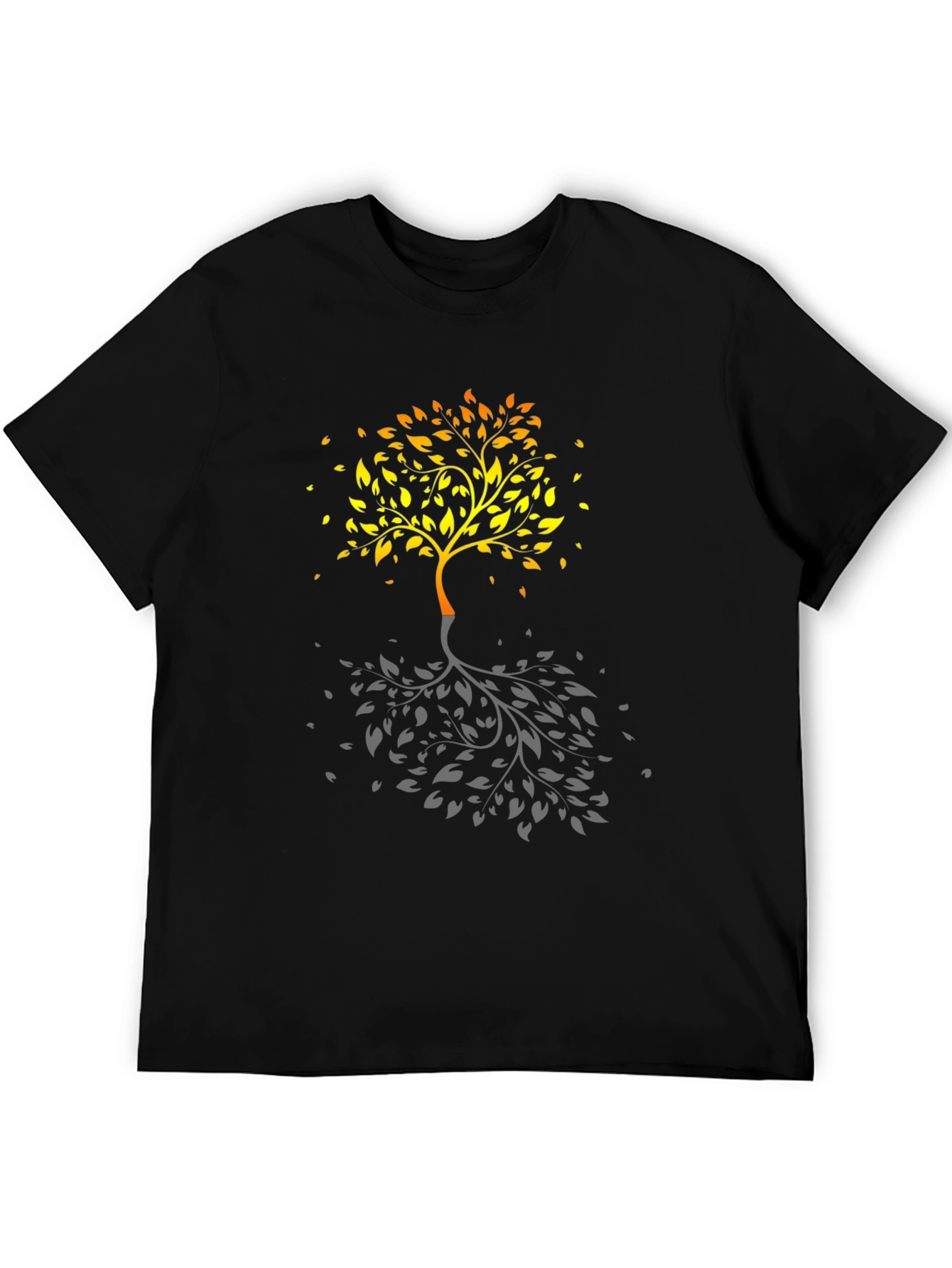 Tree of Life Mens Black Graphic Tee