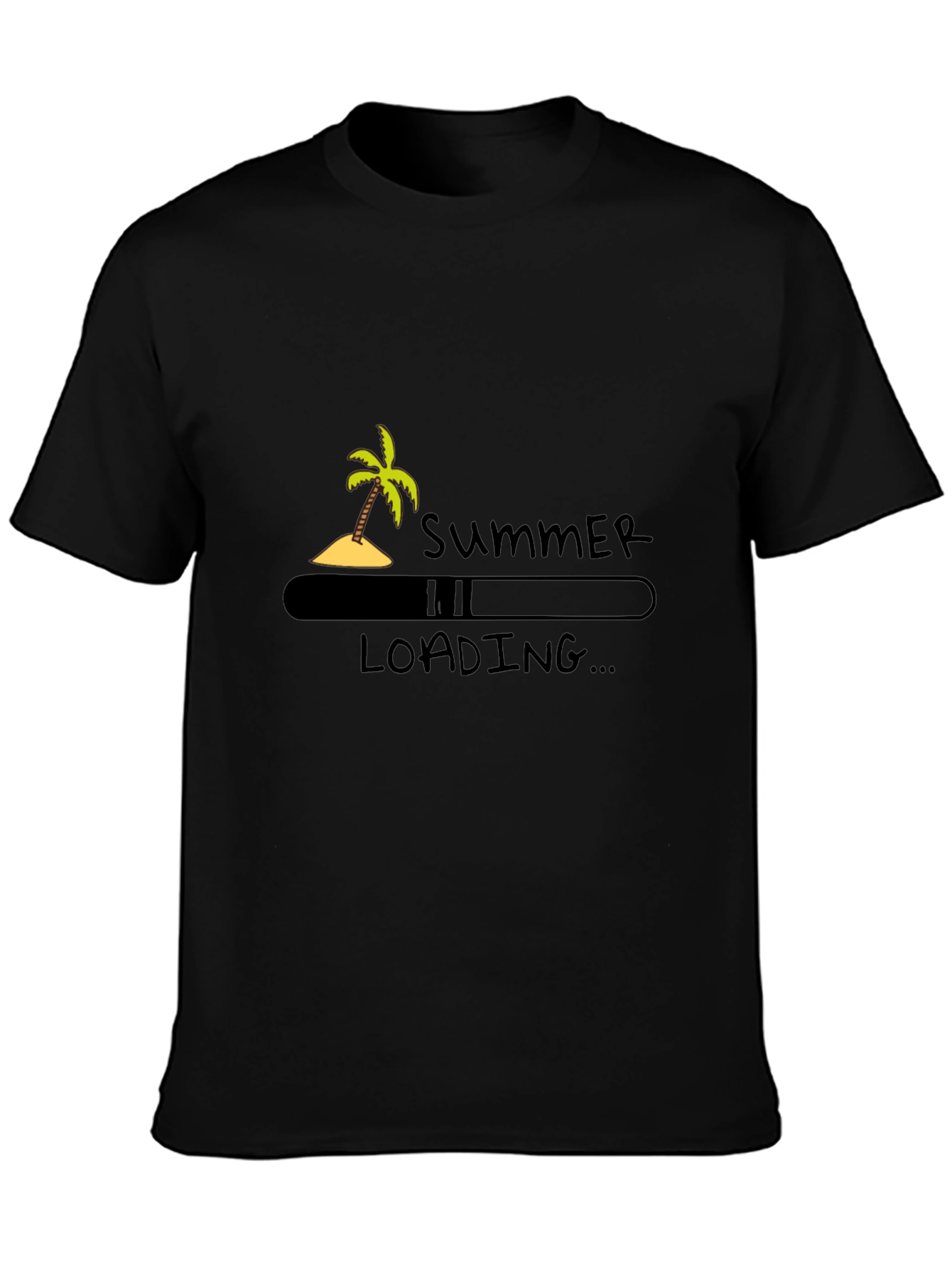 Summer Loading Mens Black T-Shirt